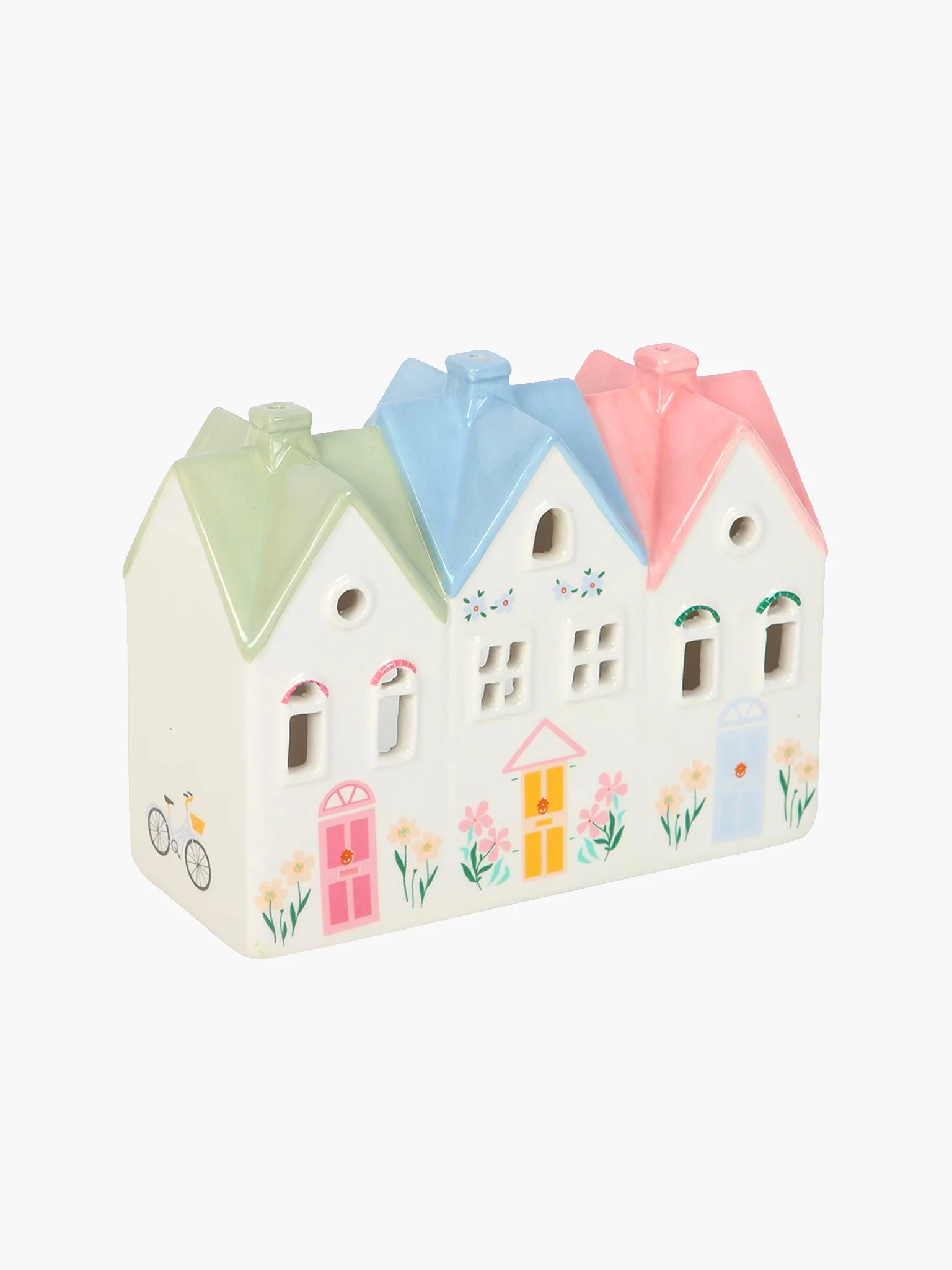 Pastel House Incense and Tealight Holder