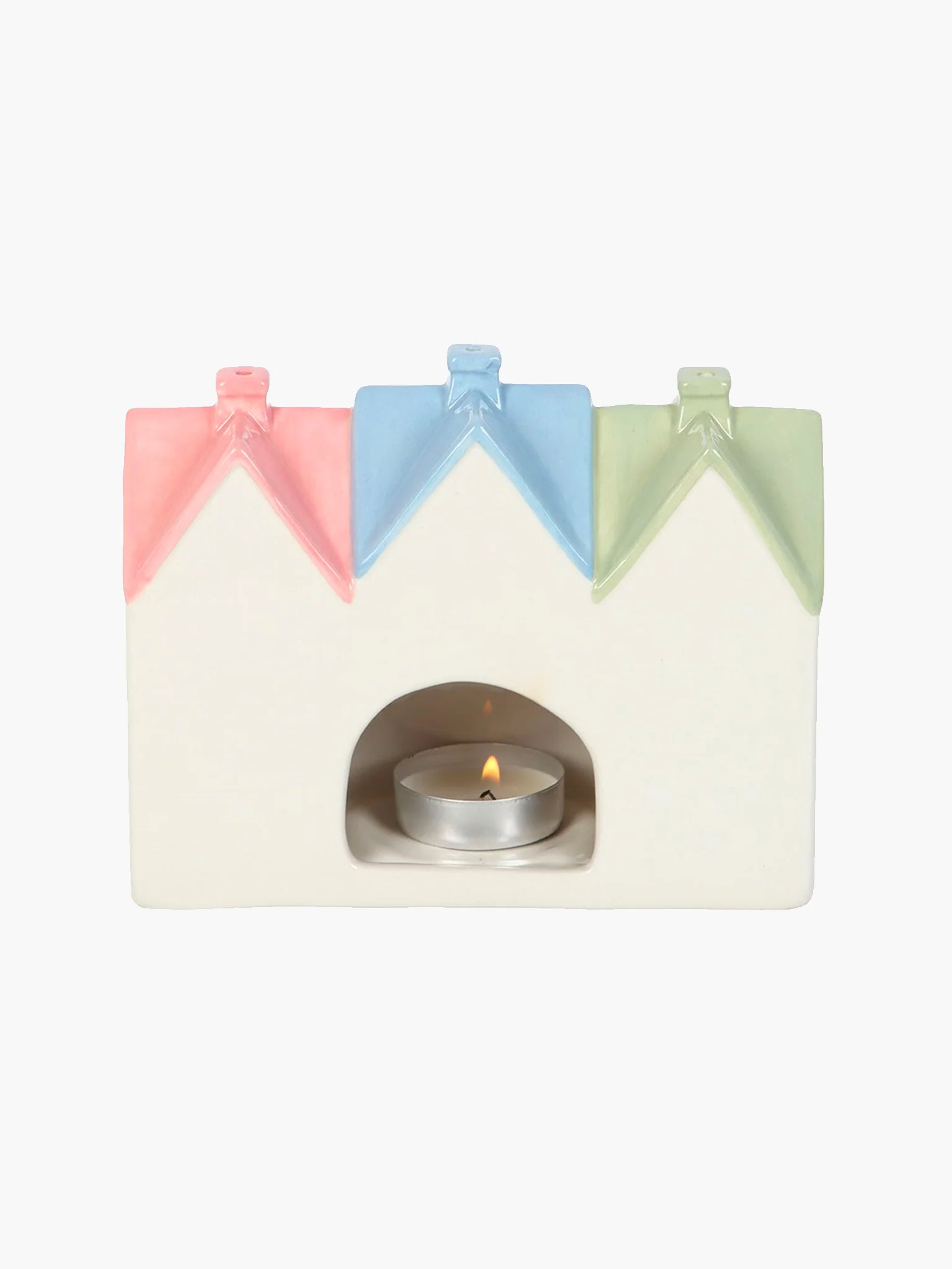 Pastel House Incense and Tealight Holder - Image 2