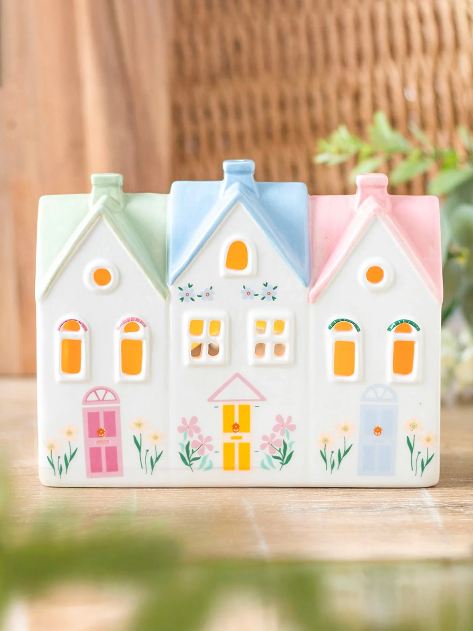 Pastel House Incense and Tealight Holder - Image 3