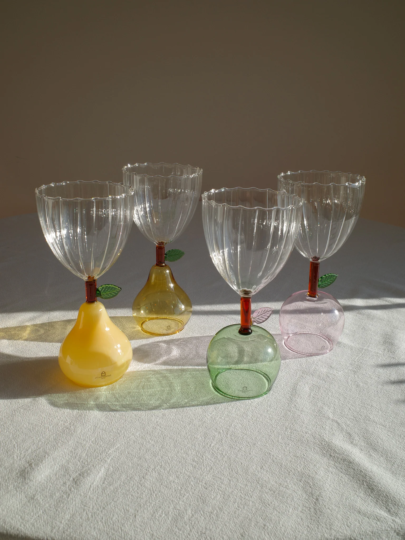 Pear Wine Glass - Yellow - Image 4