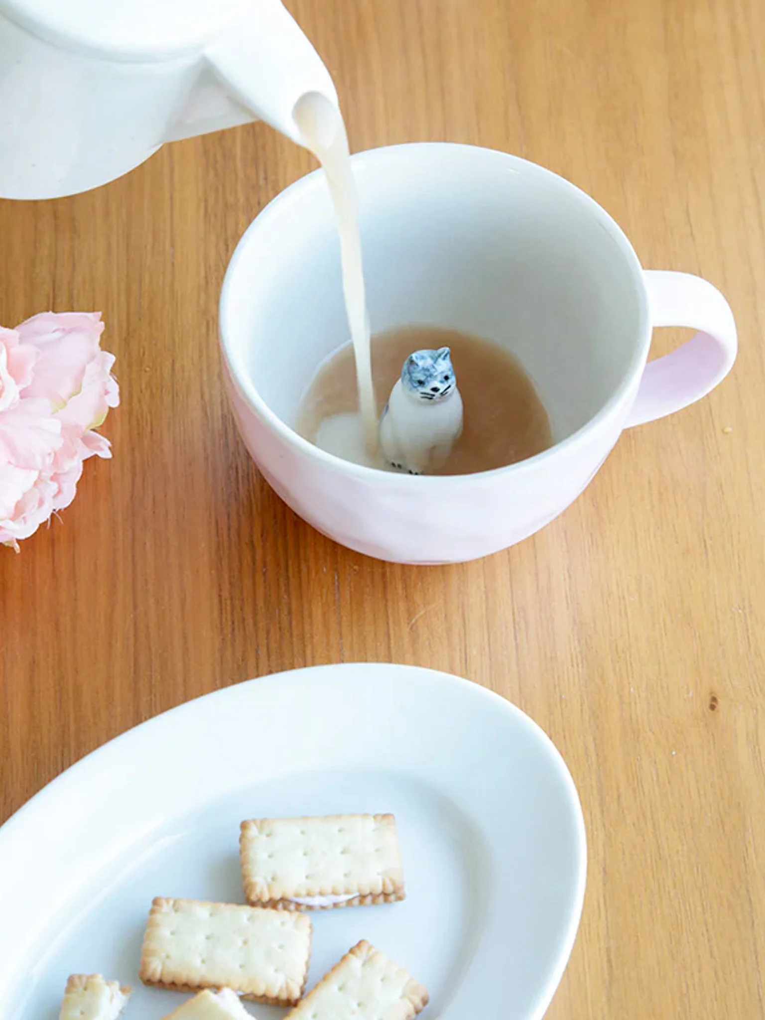 Peek-a-boo Mug - Cat - Image 2