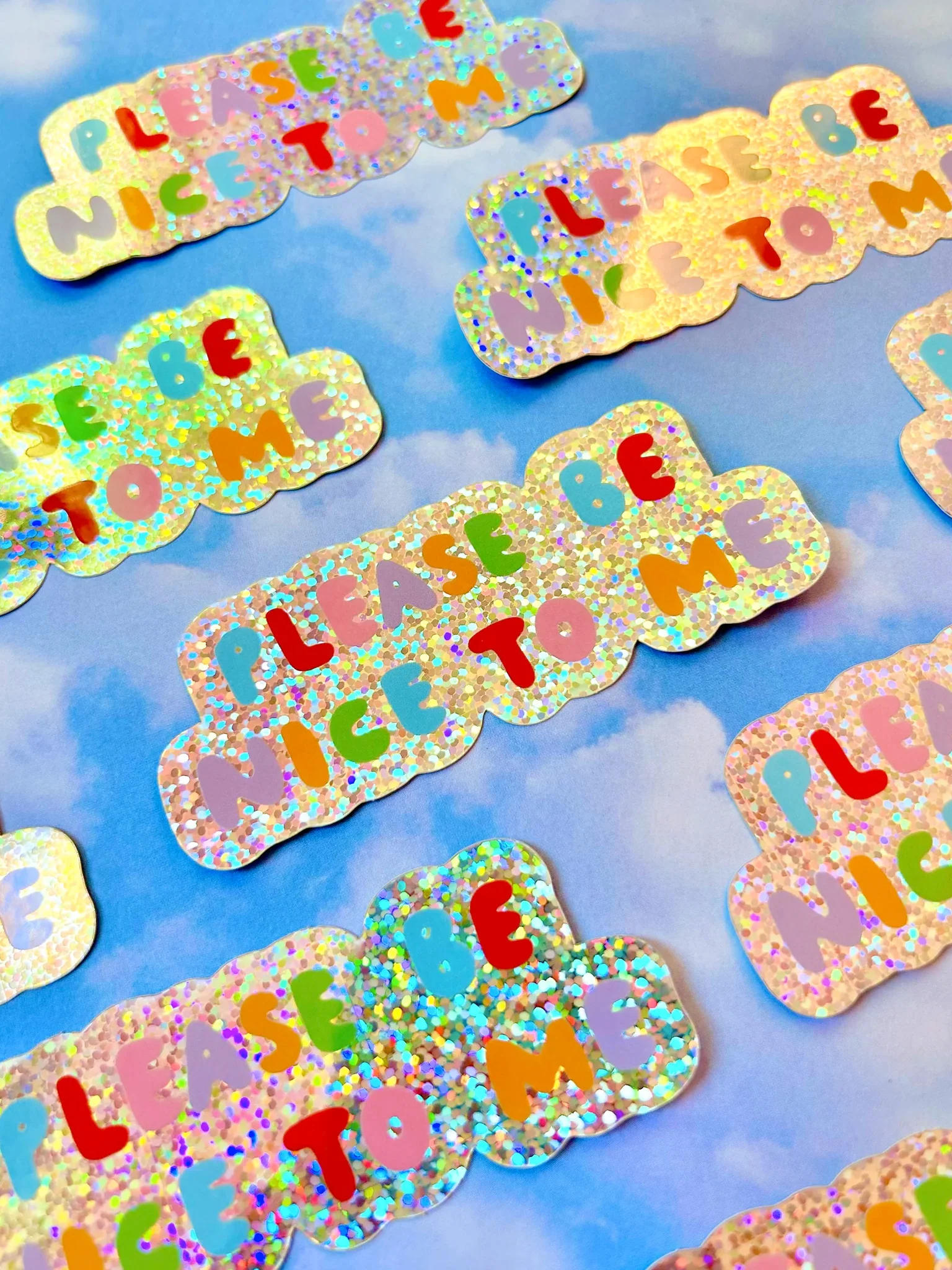 Please Be Nice To Me Sticker - Image 3
