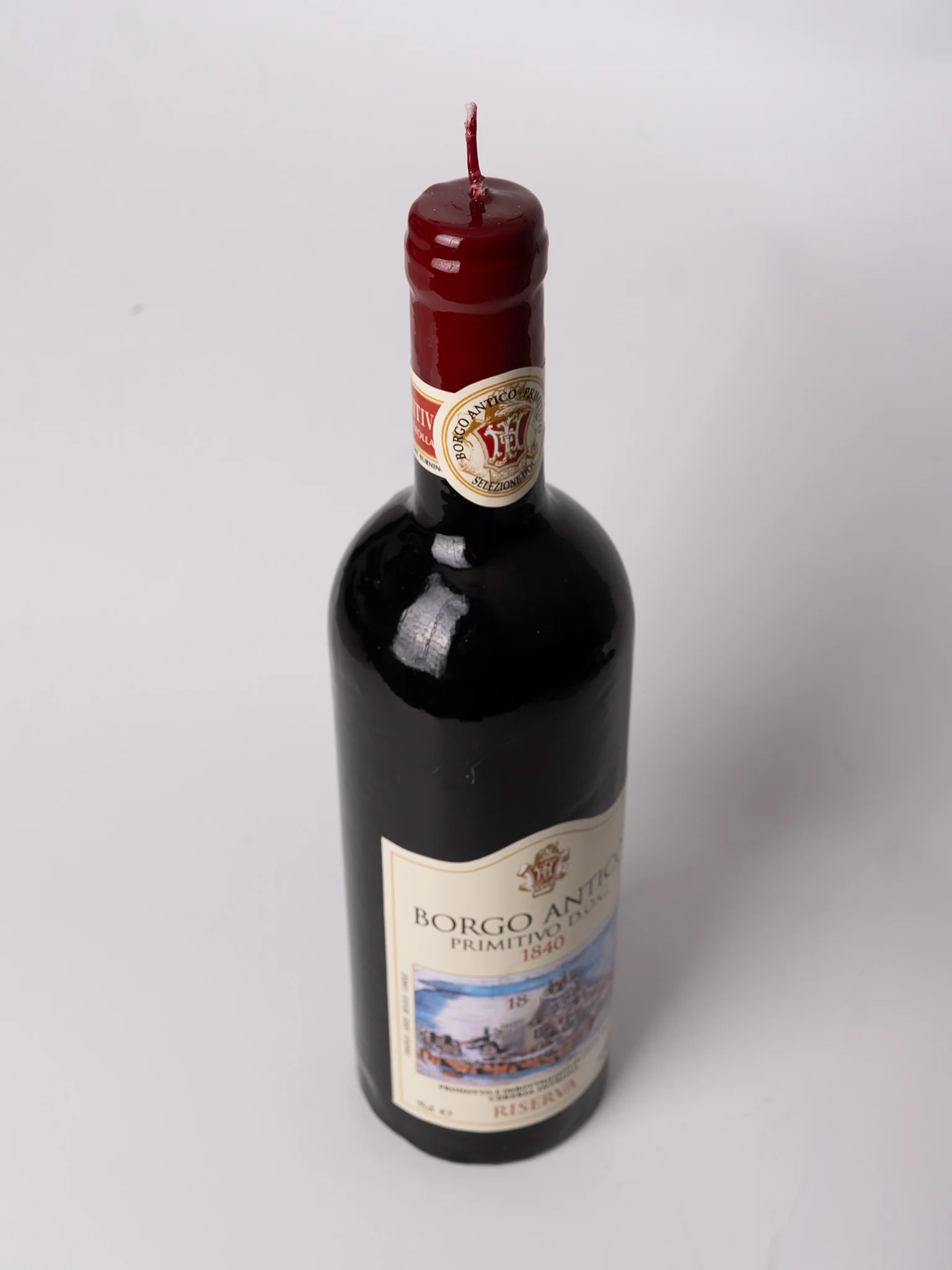 Primitivo Wine Bottle Candle - Image 2