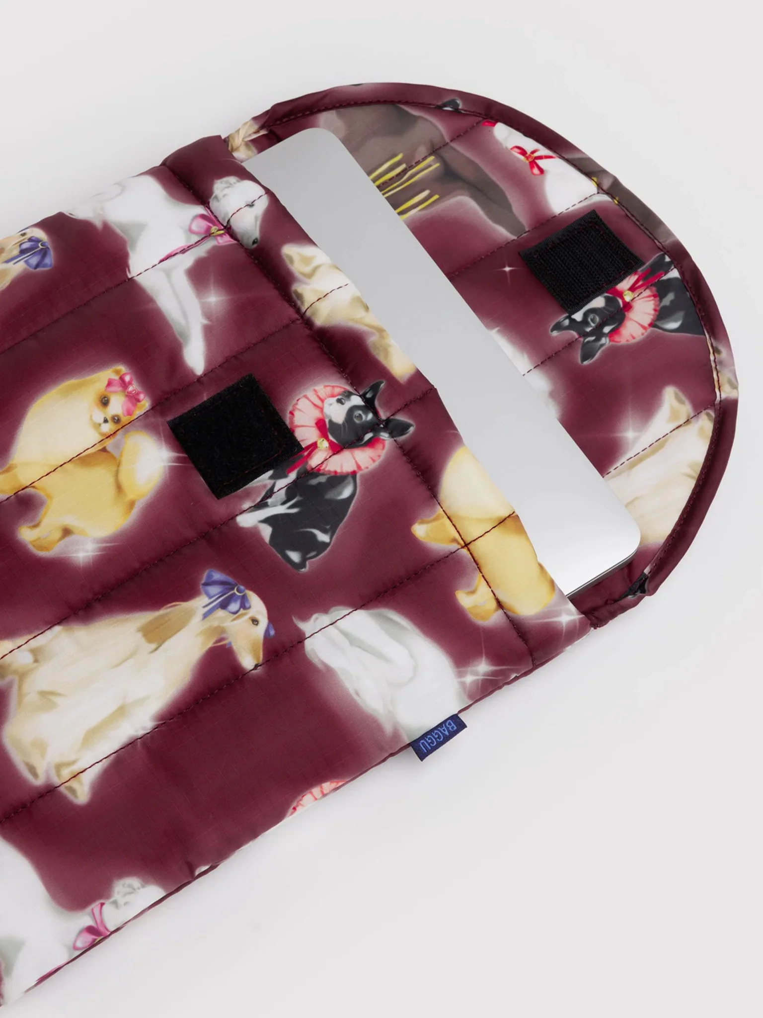 Puffy Laptop Sleeve 13"/14" - Fancy Dogs - Image 2