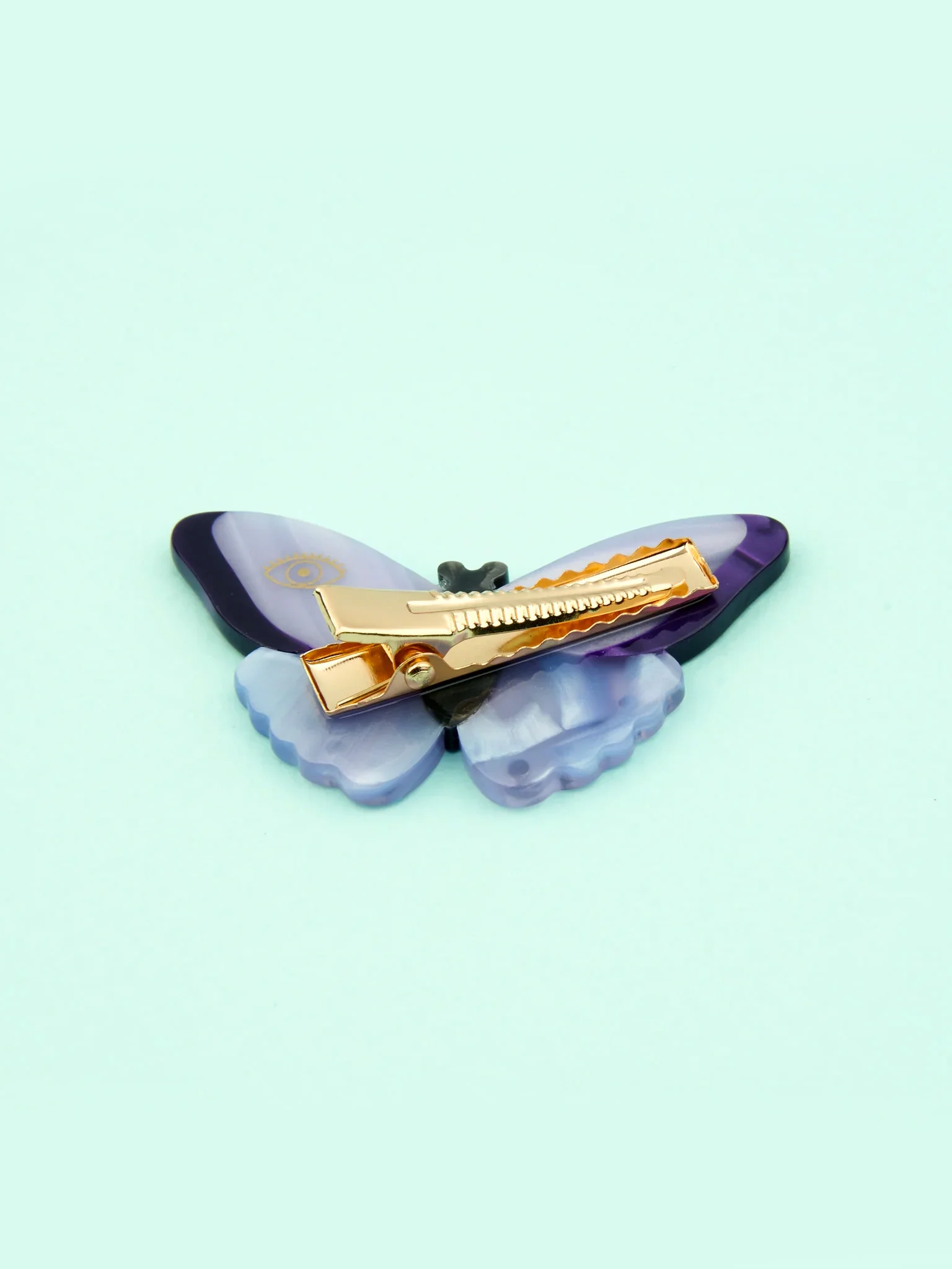 Purple Butterfly Hair Clip - Image 4