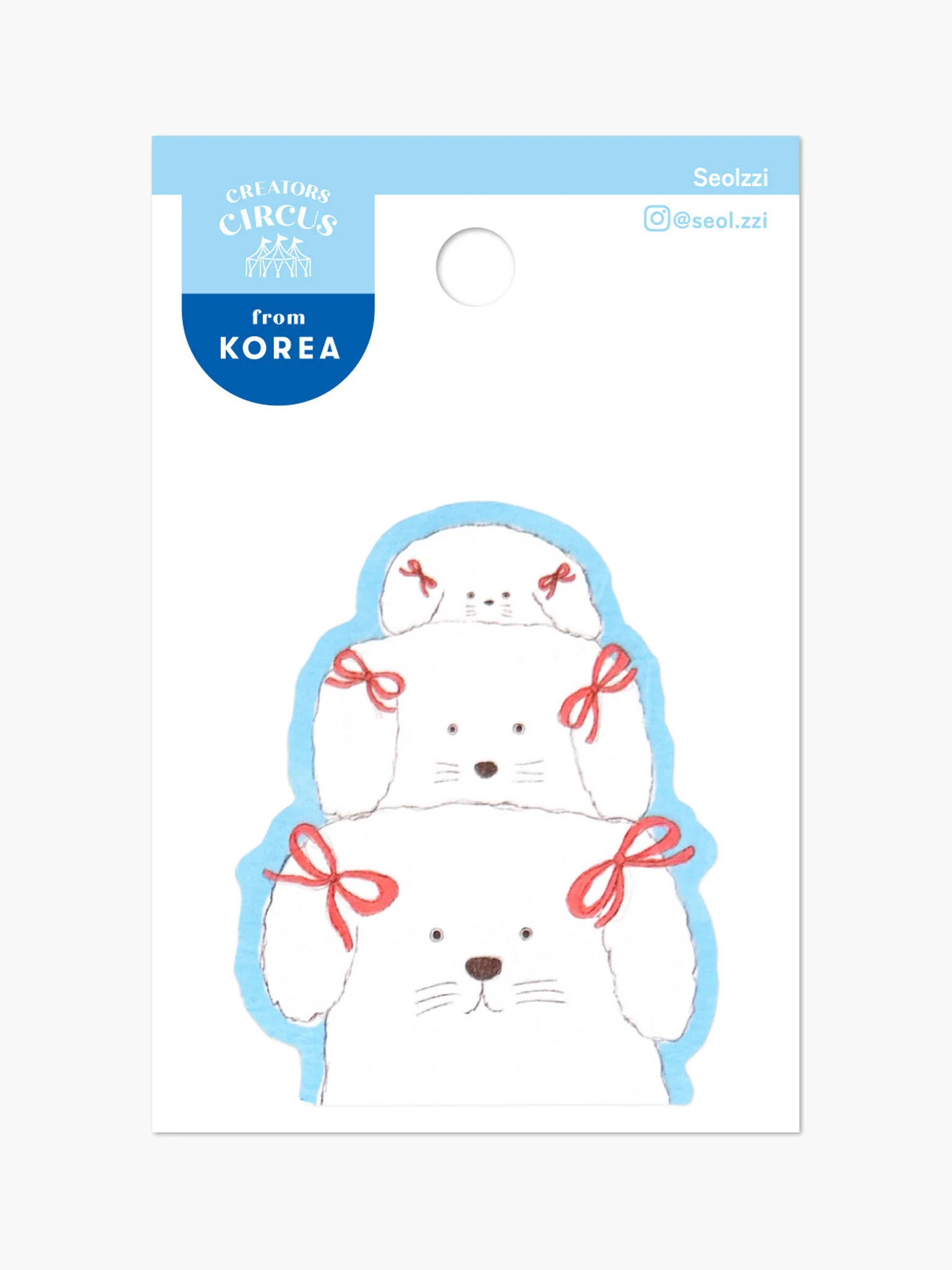 Ribbon Puppies Sticker x Seolzzi - Image 2