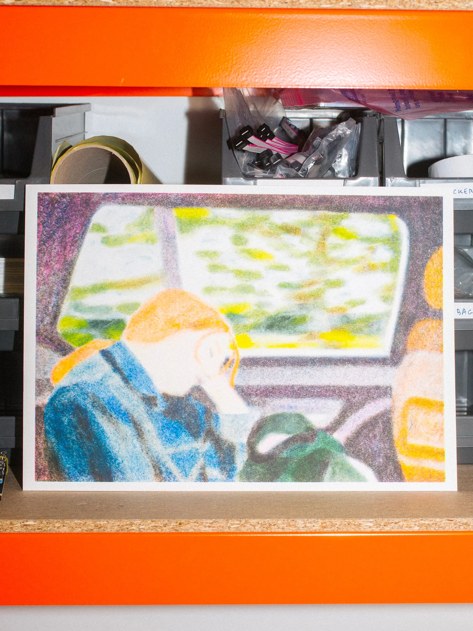 Roadtrip by Ciara Quilty-Harper - Risograph Print (A3) - Image 2
