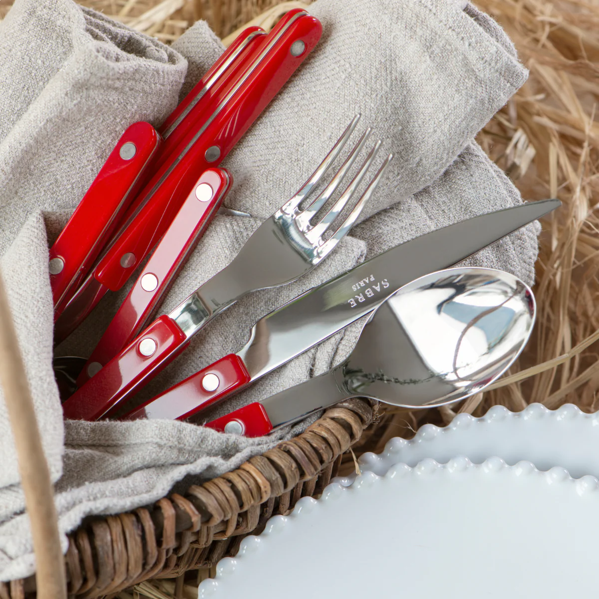 Sabre Paris Bistrot Cutlery - Burgundy - Image 13