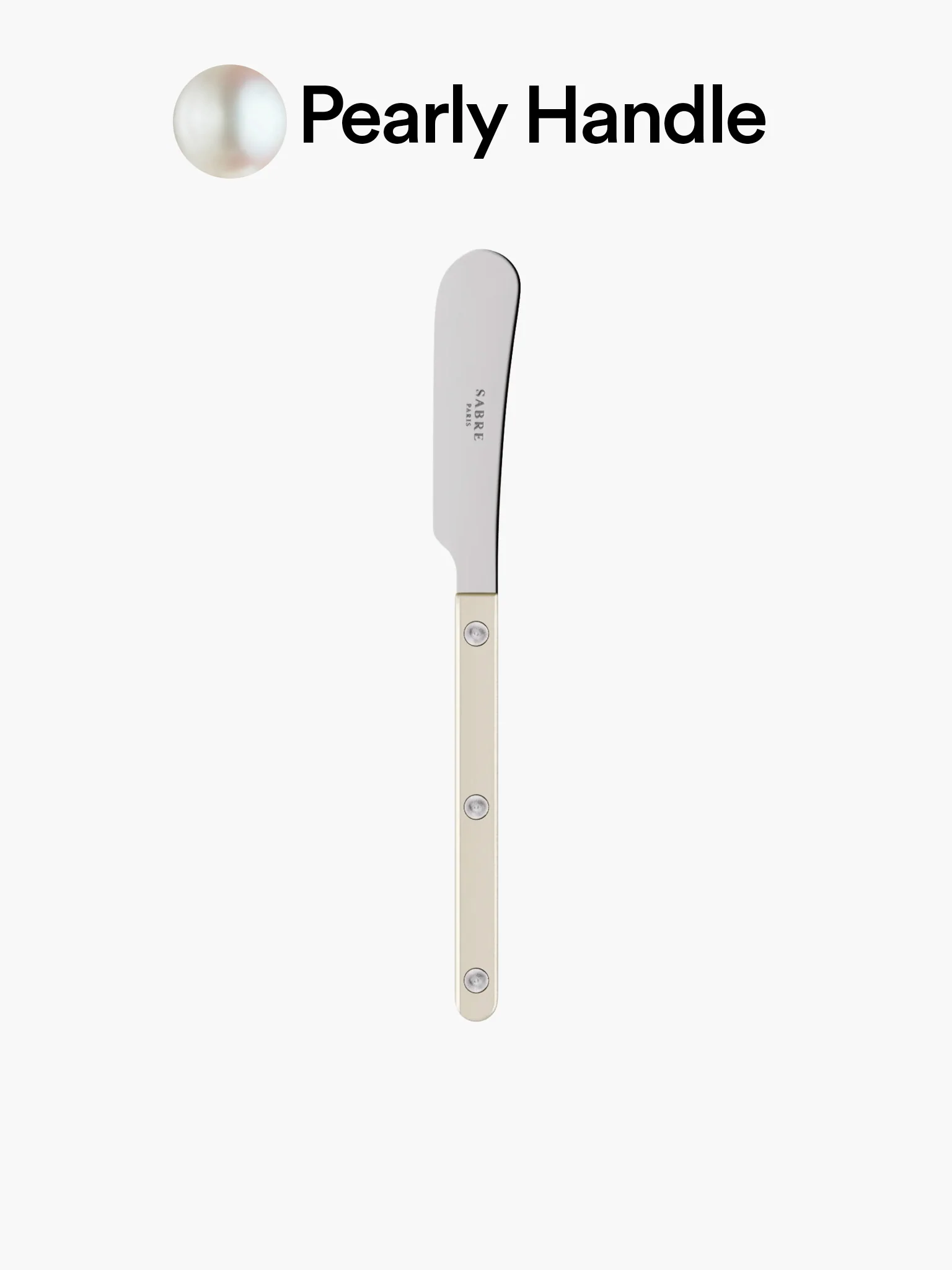 Sabre Paris Bistrot Pearly Cutlery - Pearl - Image 6