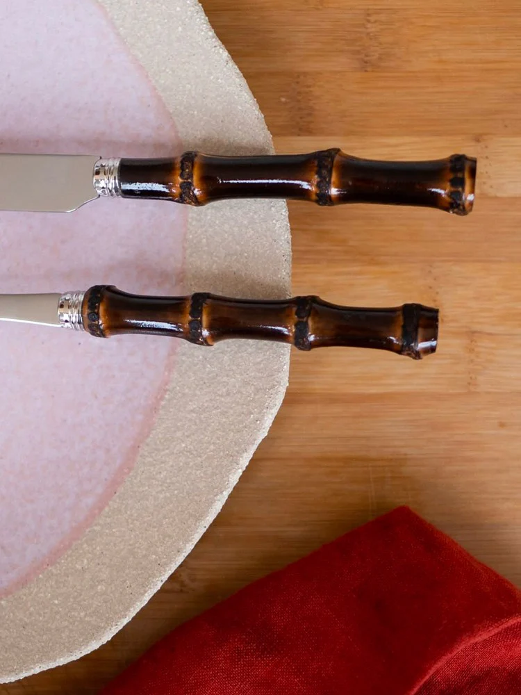 Sabre Paris Panda Cutlery - Dark Bamboo - Image 3