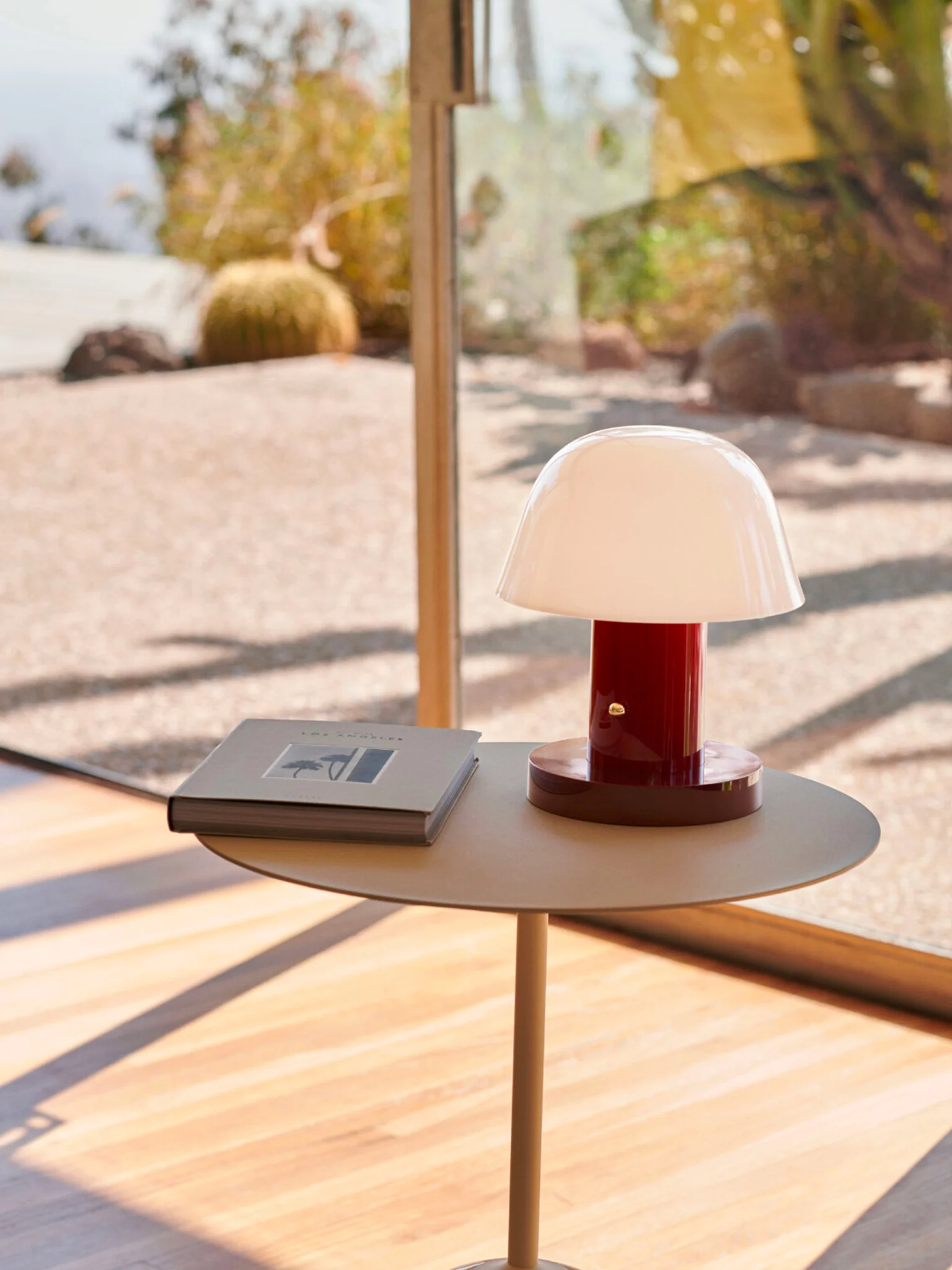 Setago Portable Table Lamp - Maroon & Grape - Image 3