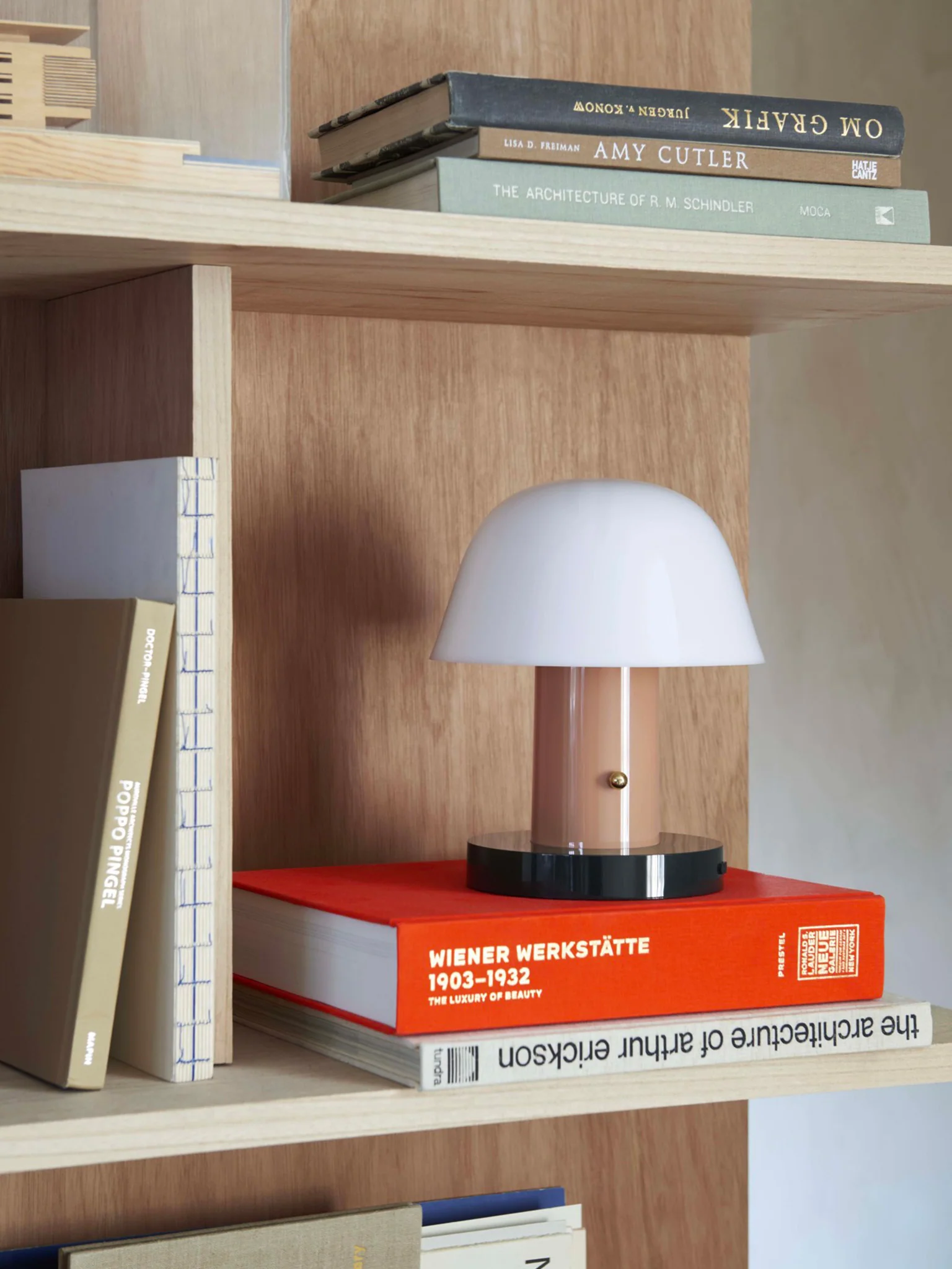 Setago Portable Table Lamp - Nude & Forest - Image 3