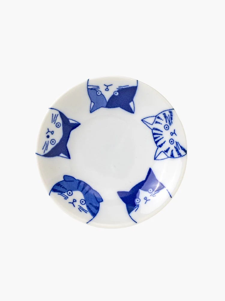 SHICHITA Cat Family Side Dish (10cm)
