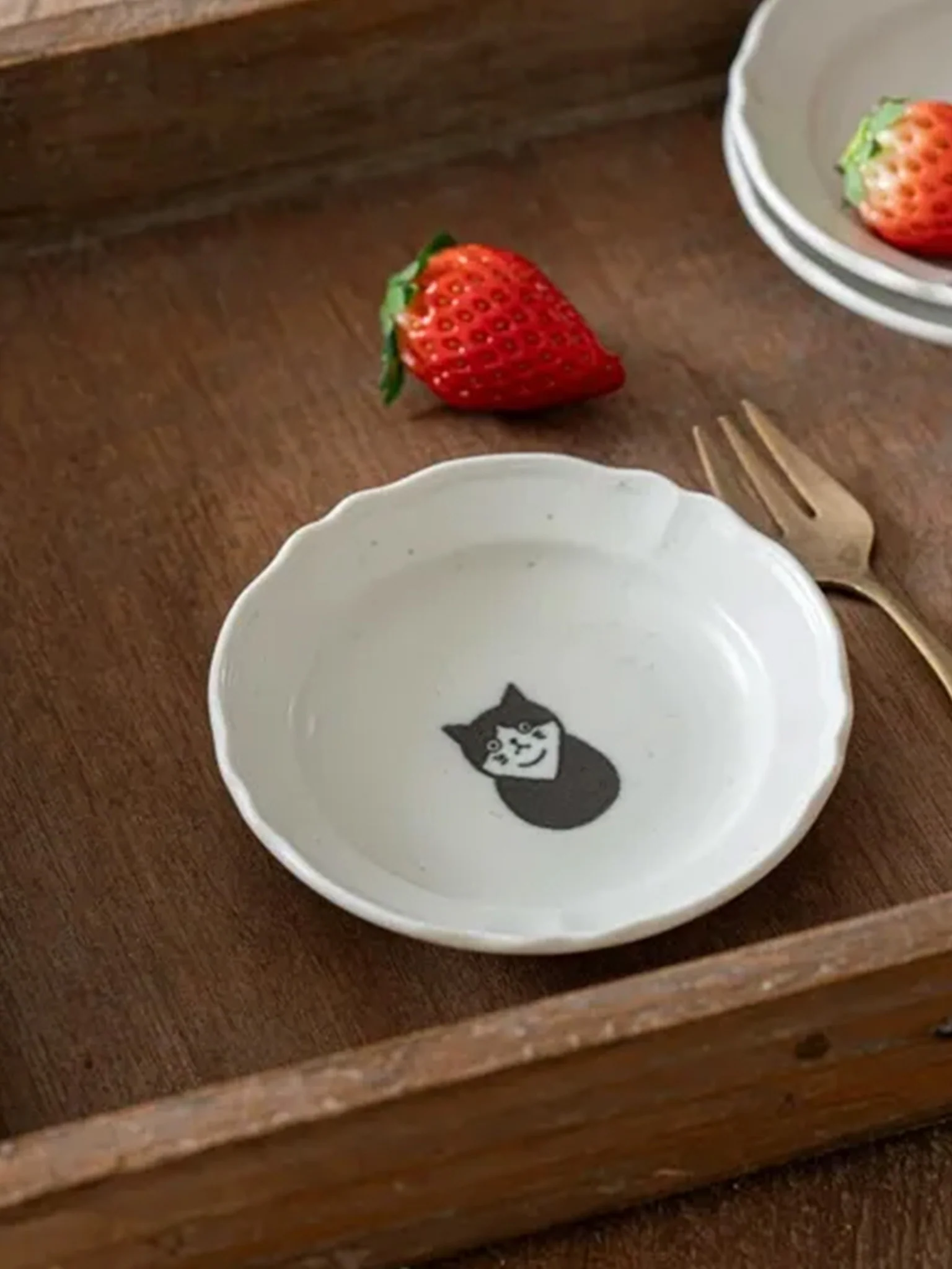 SHICHITA Cat Mini Bowl (10cm) - Hachiware - Image 2