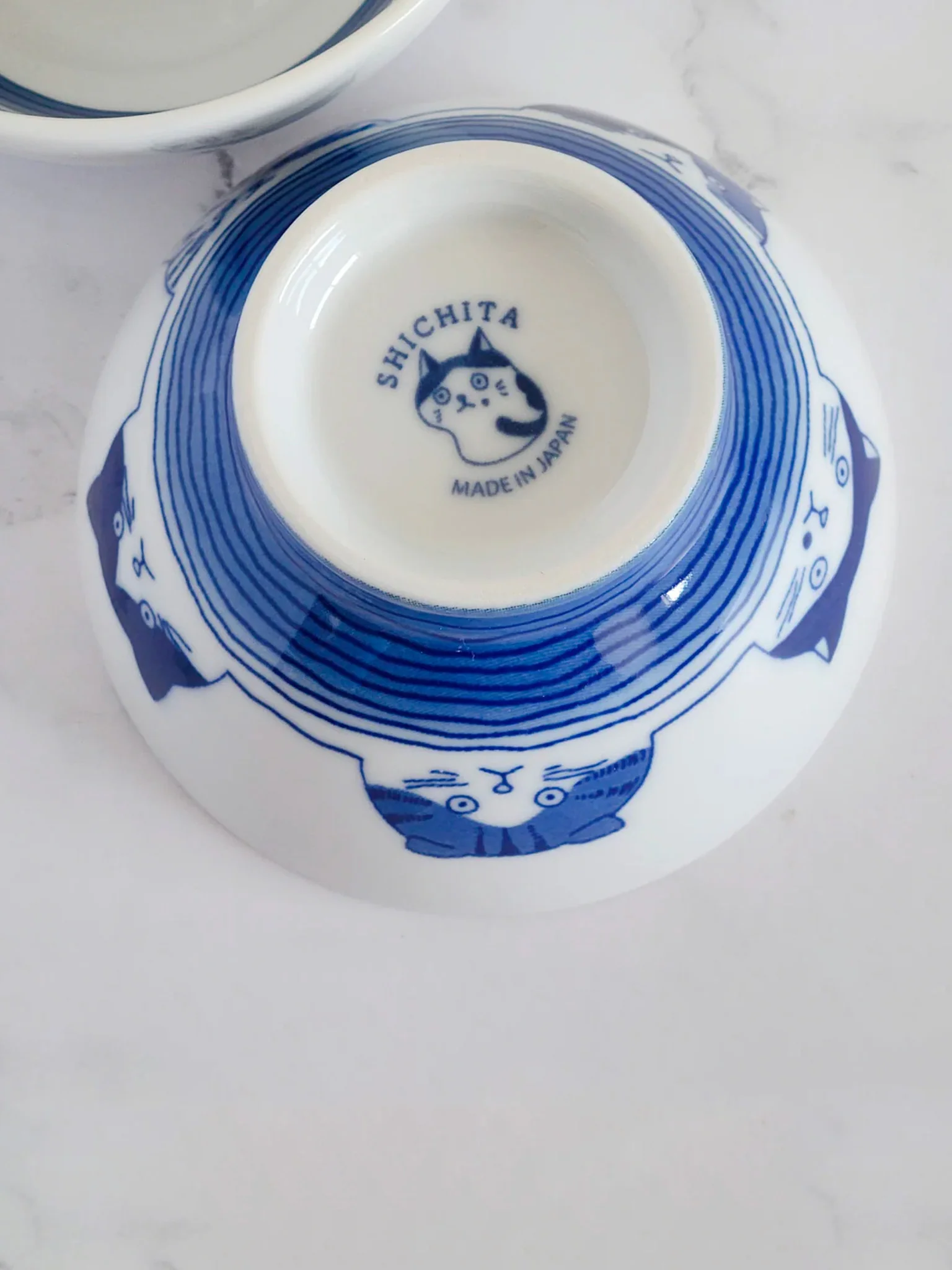 SHICHITA Cat Mamezara Bowl (10.5cm) - Image 3