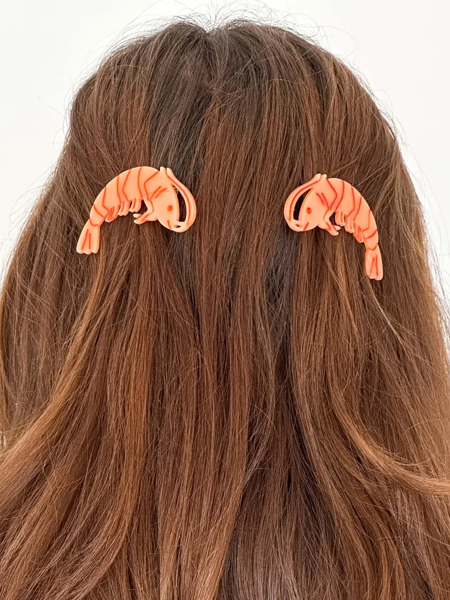 Shrimp Alligator Hair Clip Set - Image 2