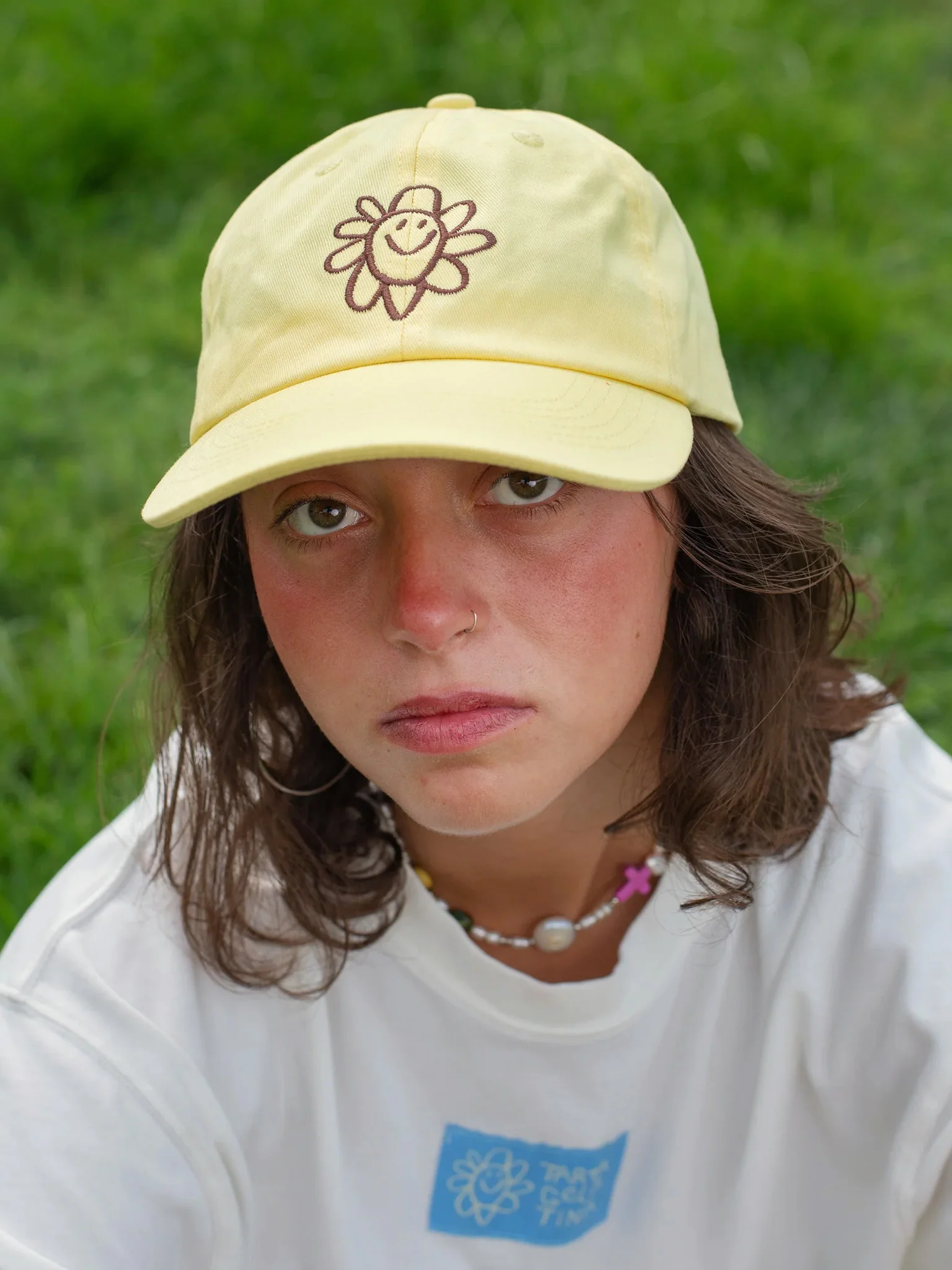 Silly Flower Cap - Butter Yellow - Image 2