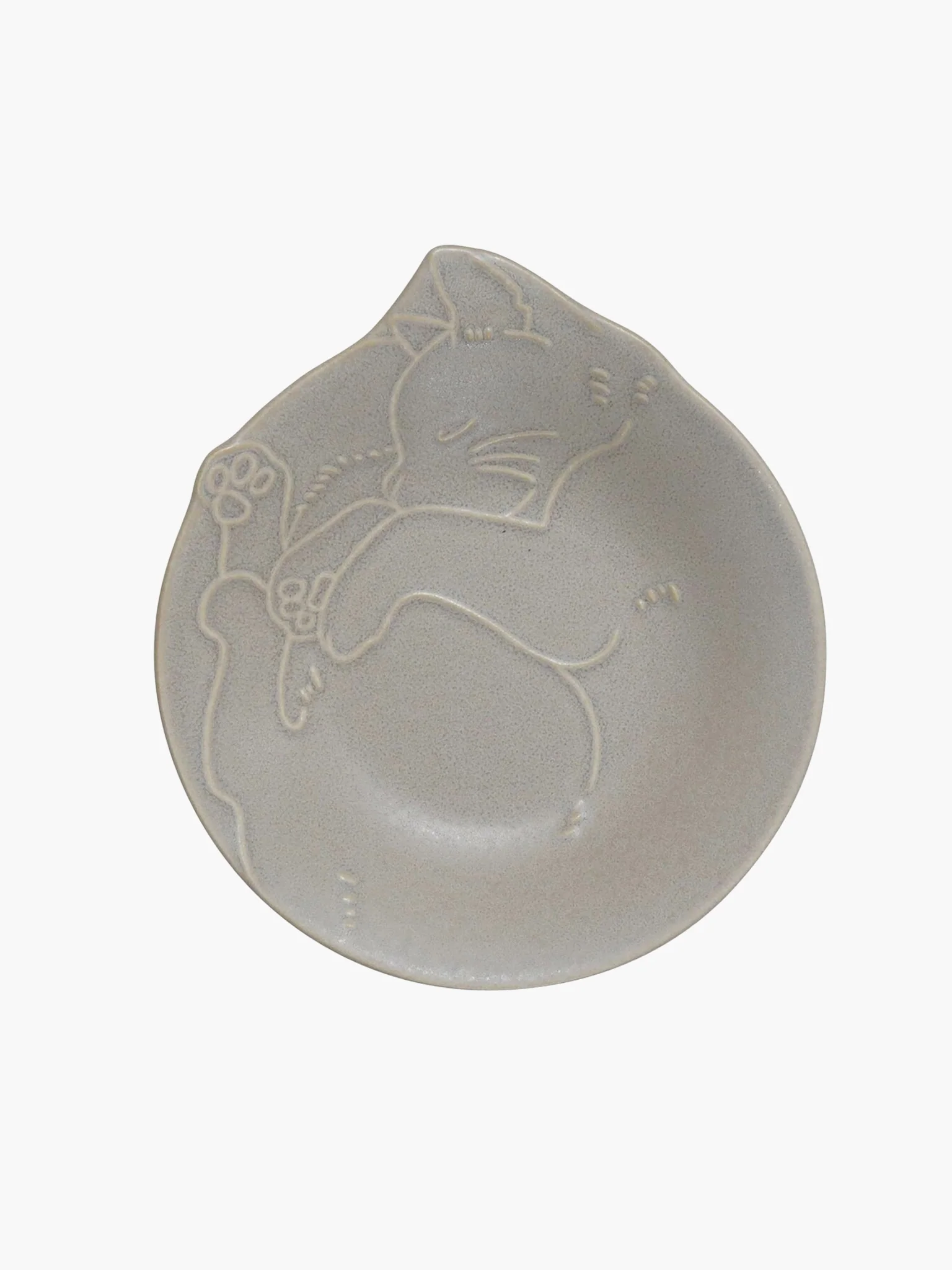 Small Plate Cats (16cm) - Salt Gray