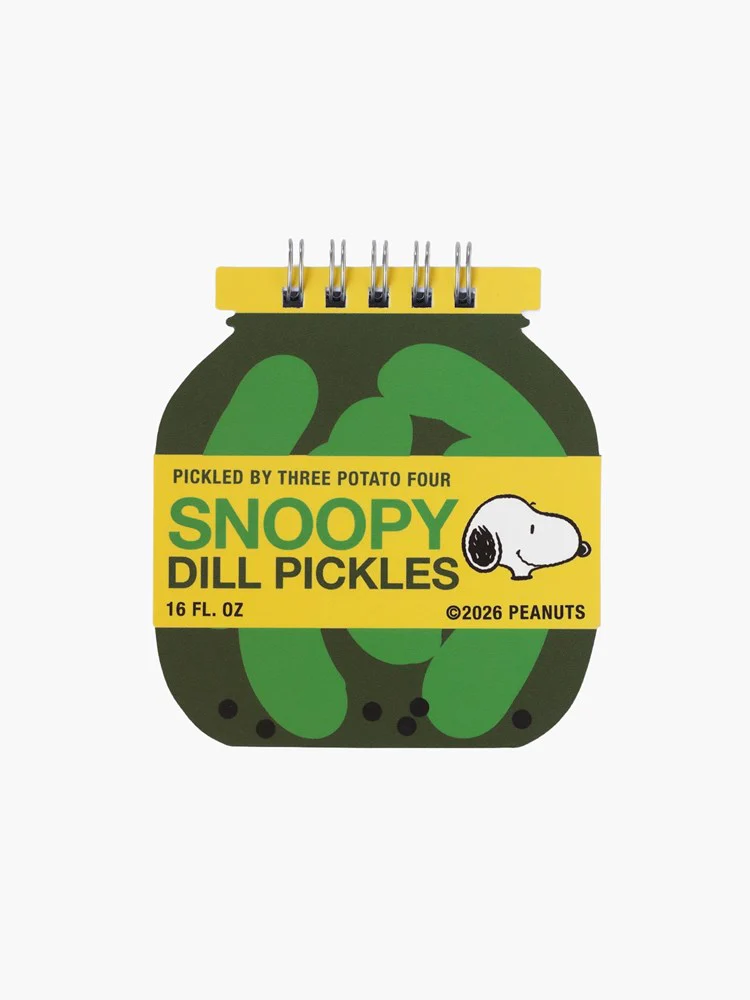 Snoopy Pickle Jar Mini Notebook