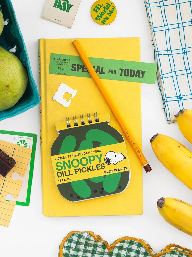 Snoopy Pickle Jar Mini Notebook - Image 2