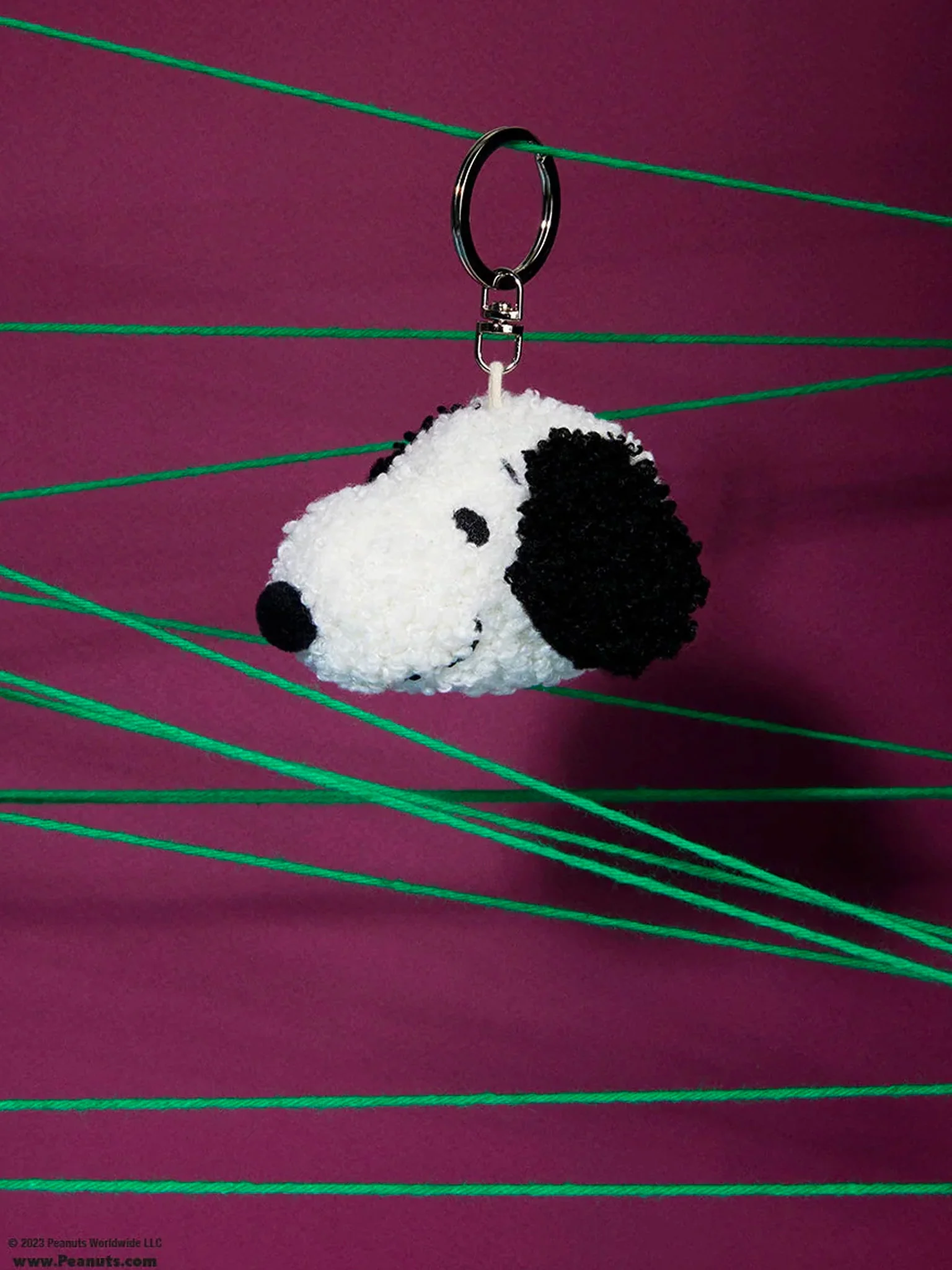 Snoopy Tiny Teddy ECO Keychain (4.5cm) - Cream - Image 3
