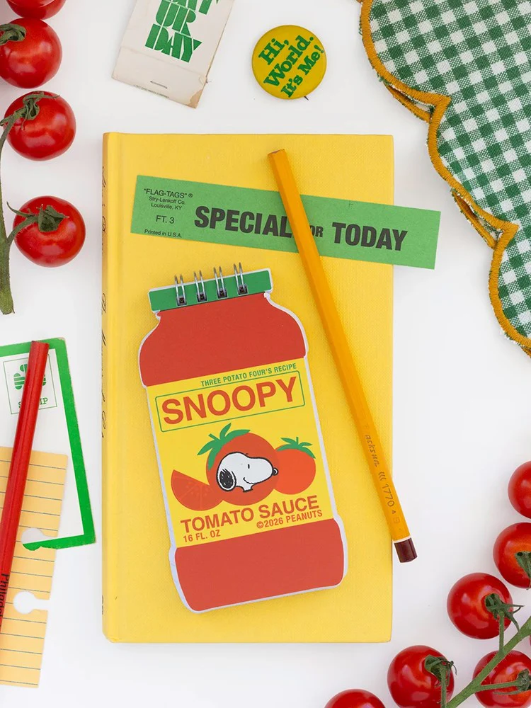 Snoopy Tomato Mini Notebook - Image 2