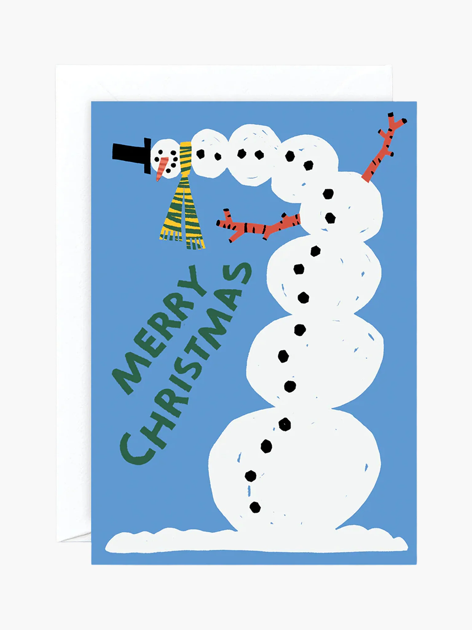 Snowman Embossed Card x Cari Vander Yacht