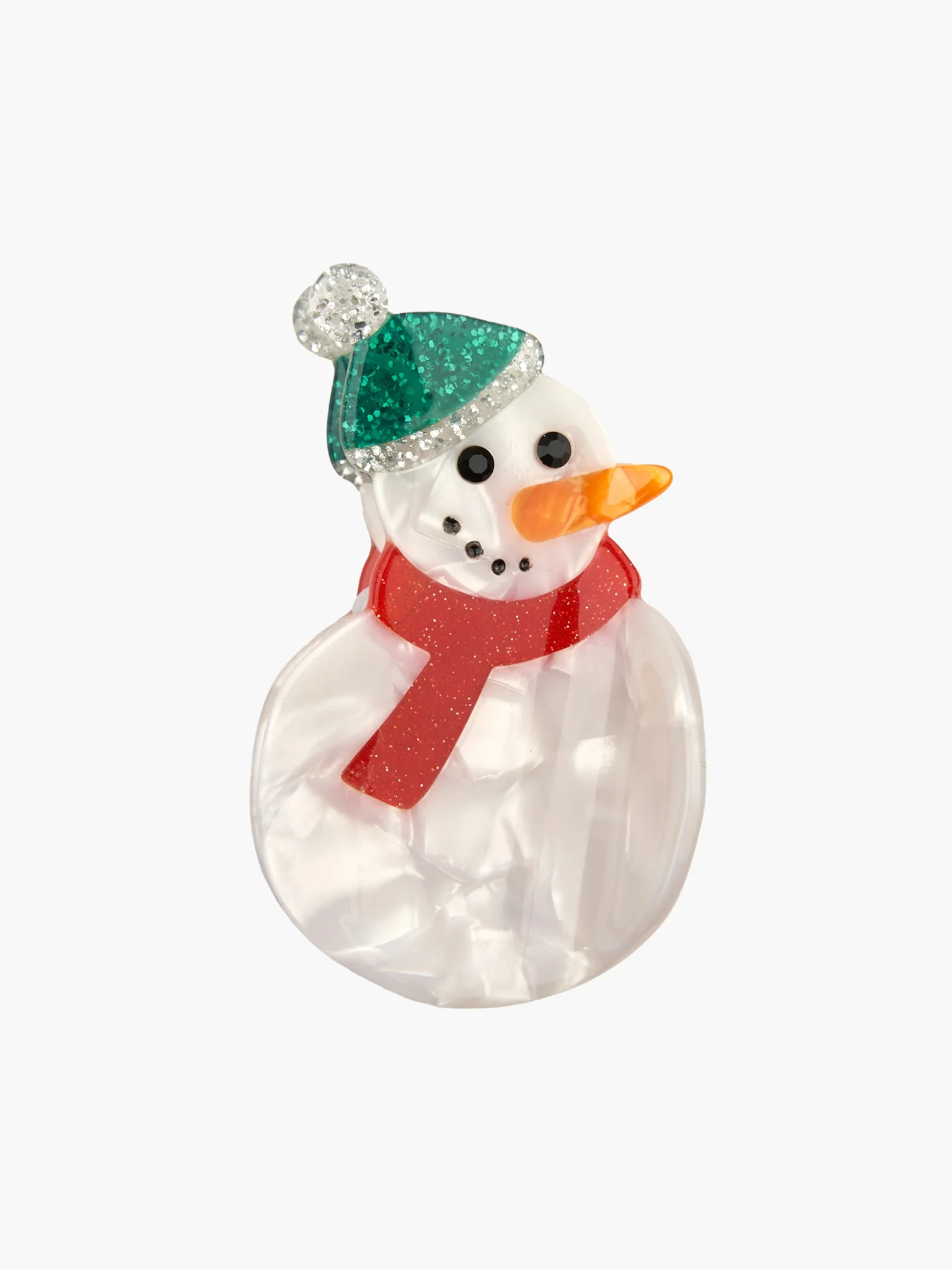 Snowman Hair Claw