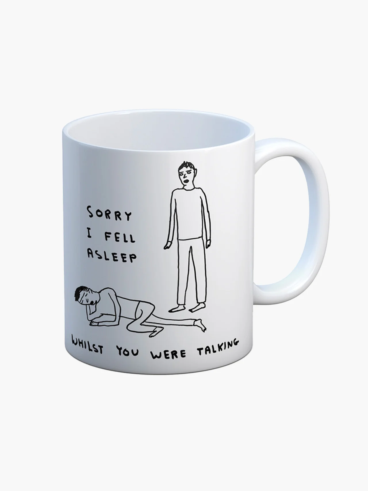 Sorry I Fell Asleep Mug x David Shrigley