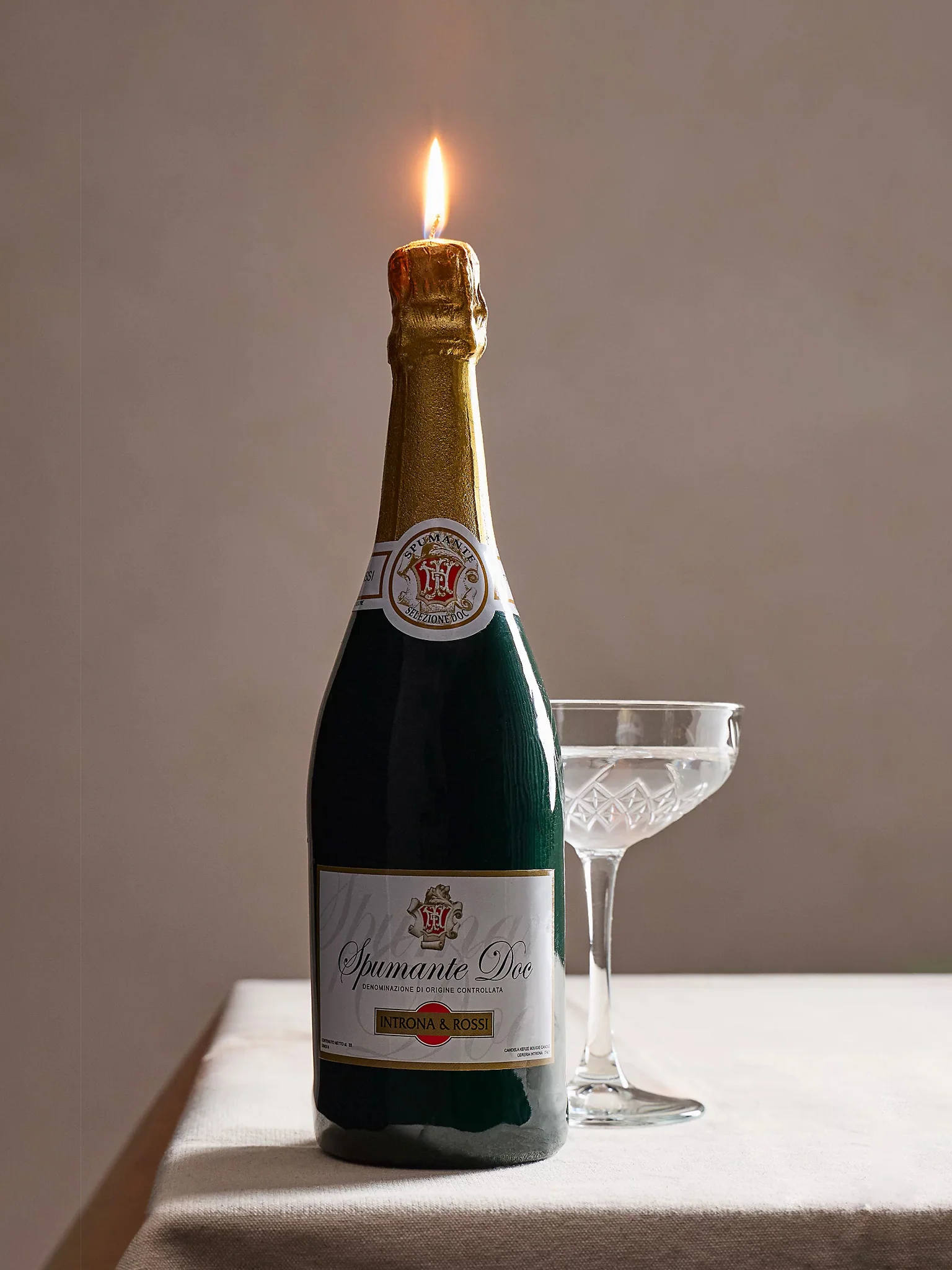 Sparkling Wine Bottle Candle - Image 2