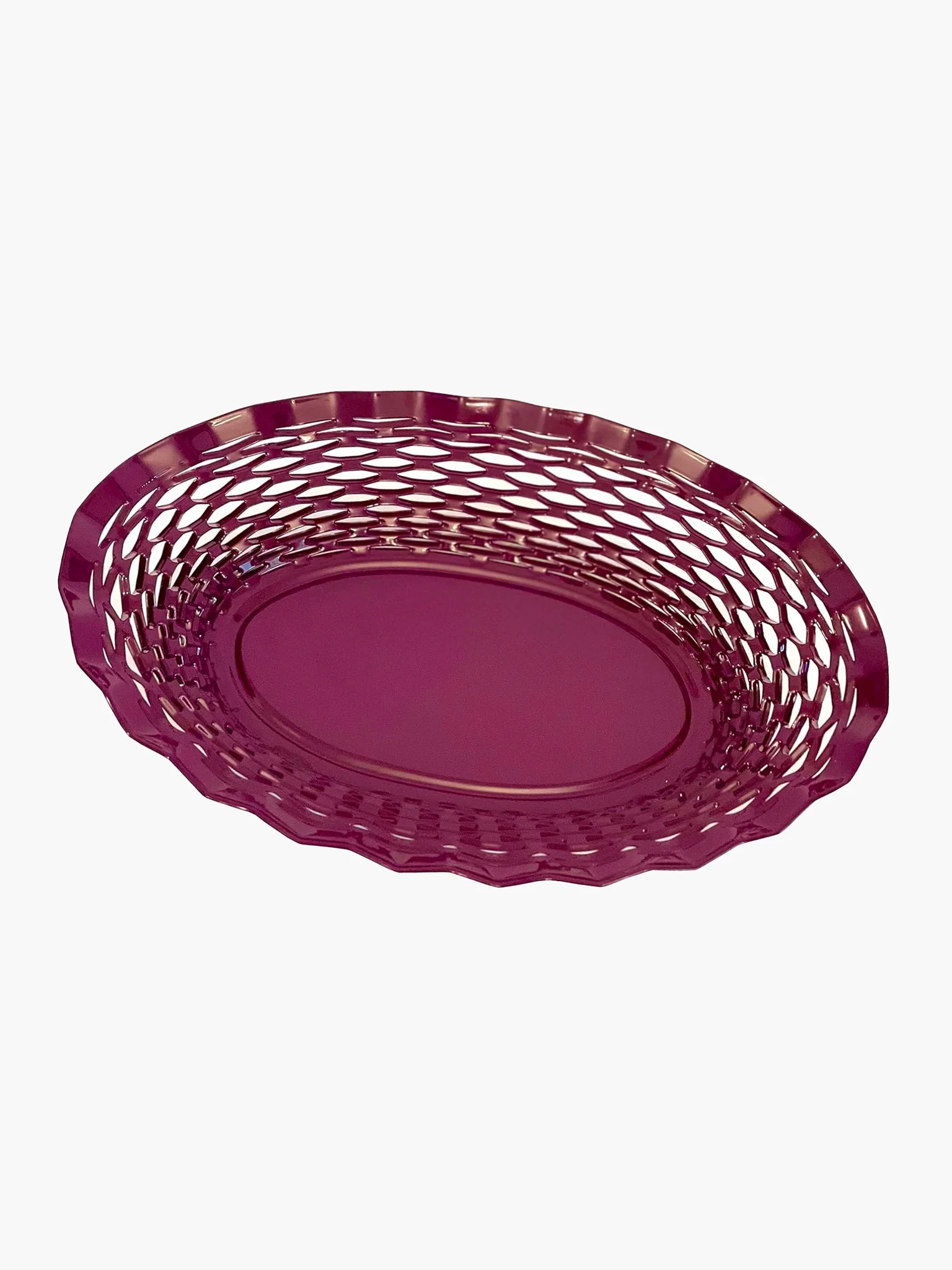 Stainless Steel Bread & Food Basket - Purple