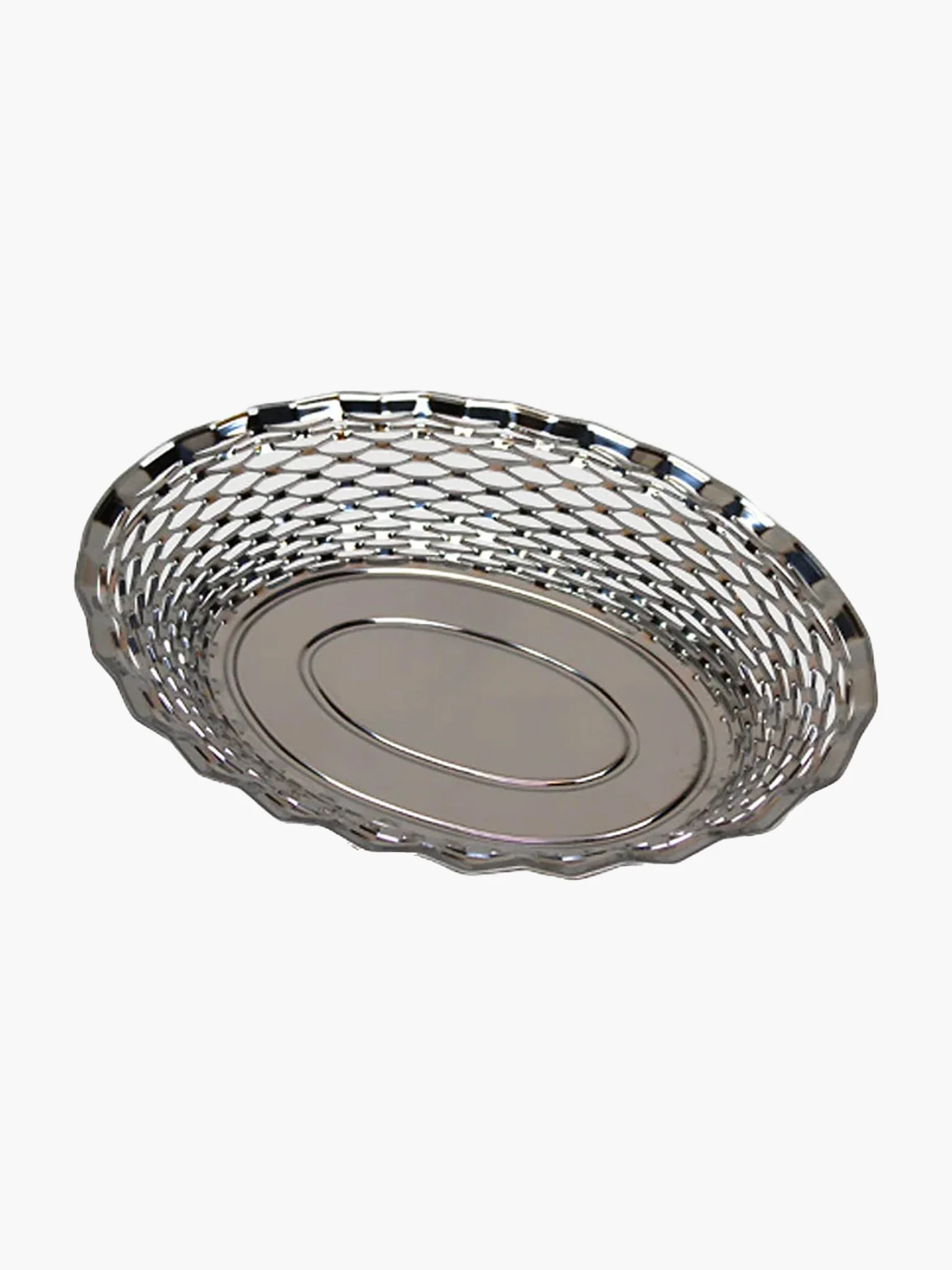 Stainless Steel Bread & Food Basket - Stainless Steel