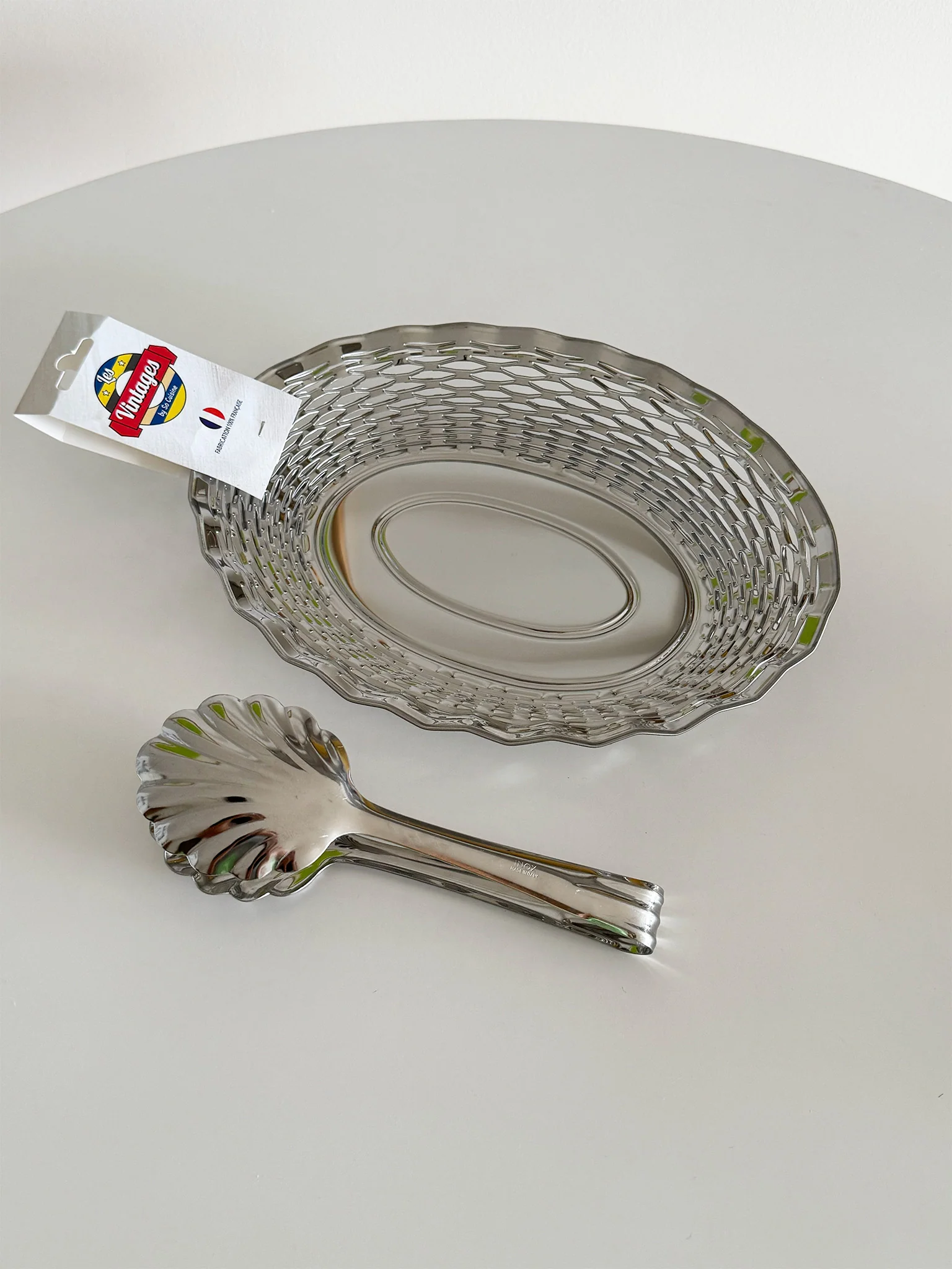 Stainless Steel Bread & Food Basket - Stainless Steel - Image 2