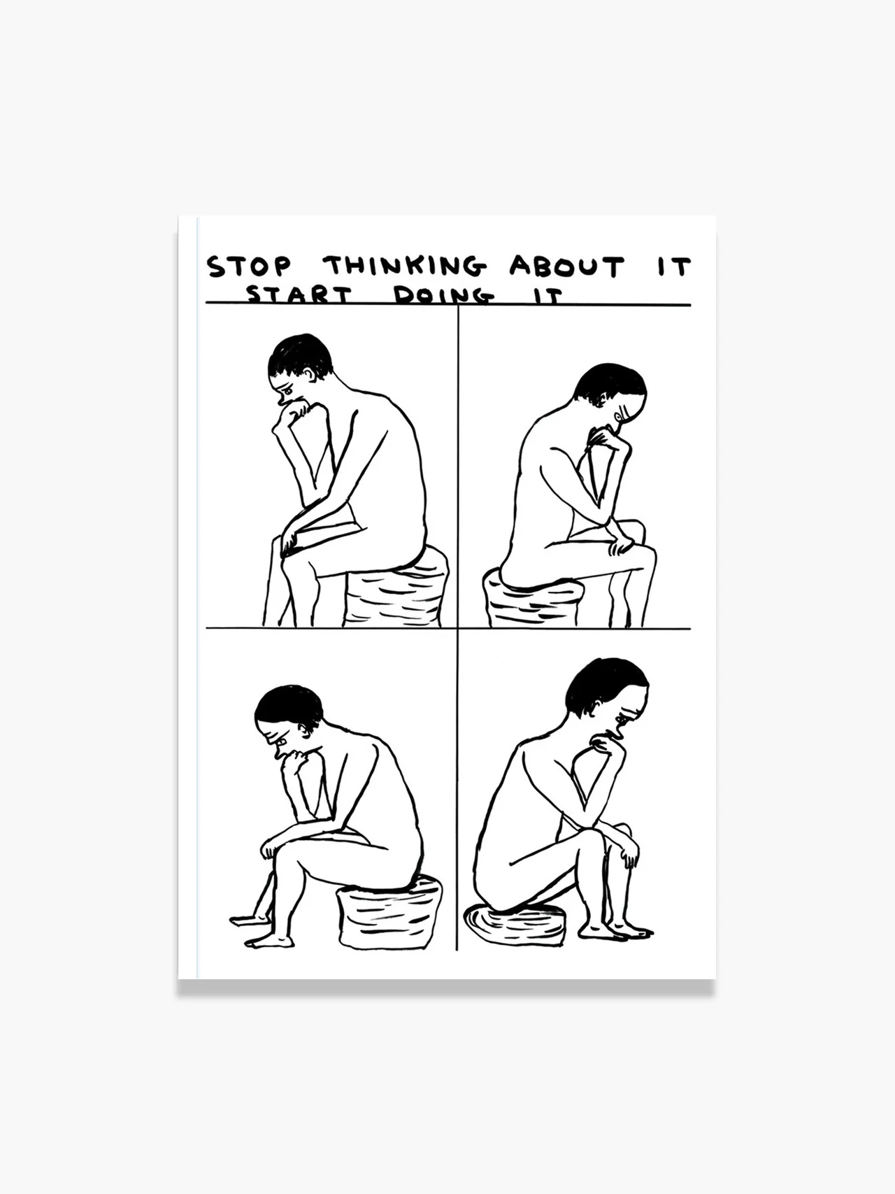 Start Doing It - A6 Notebook x David Shrigley