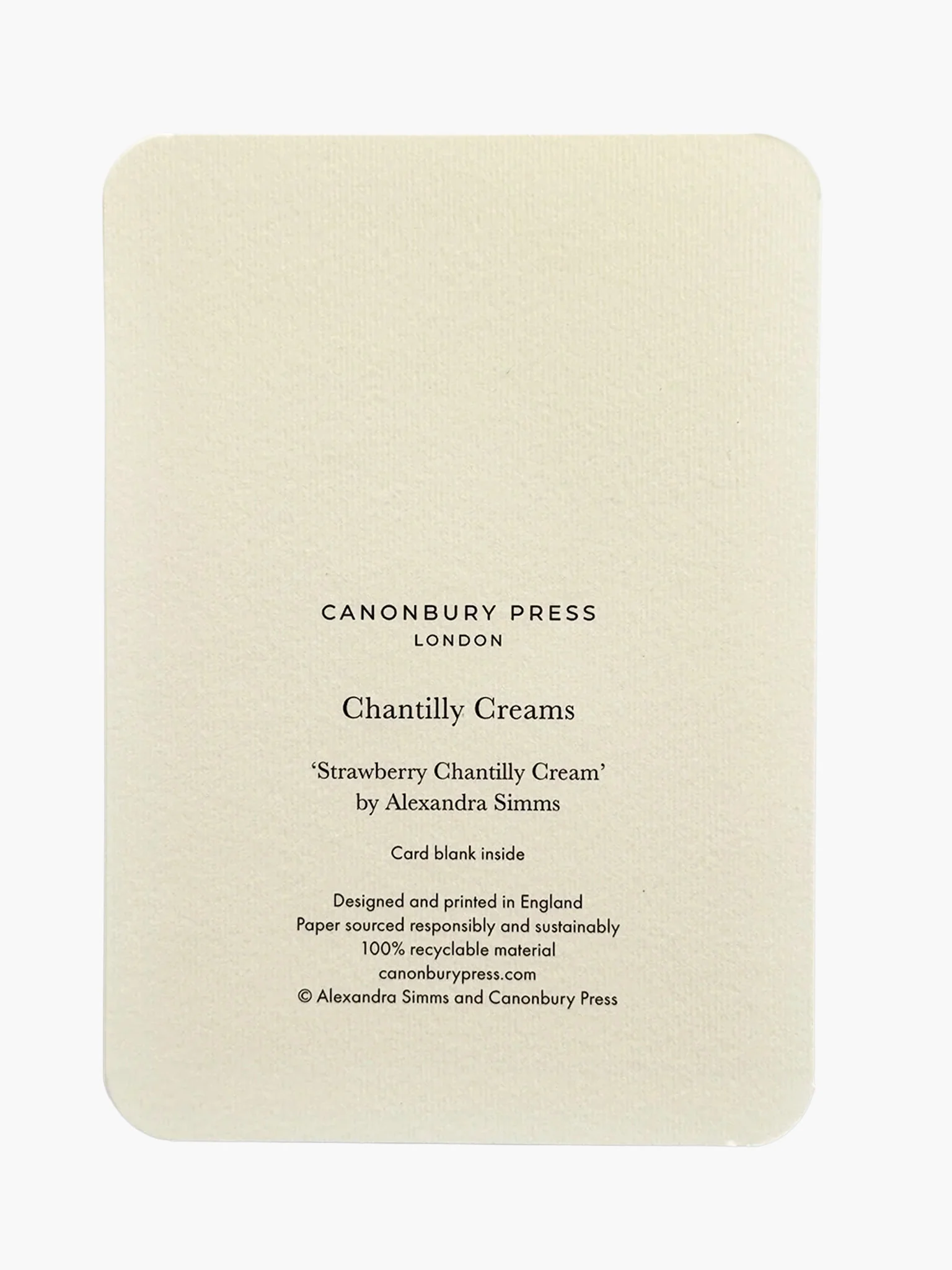 Strawberry Chantilly Cream Card - Image 3