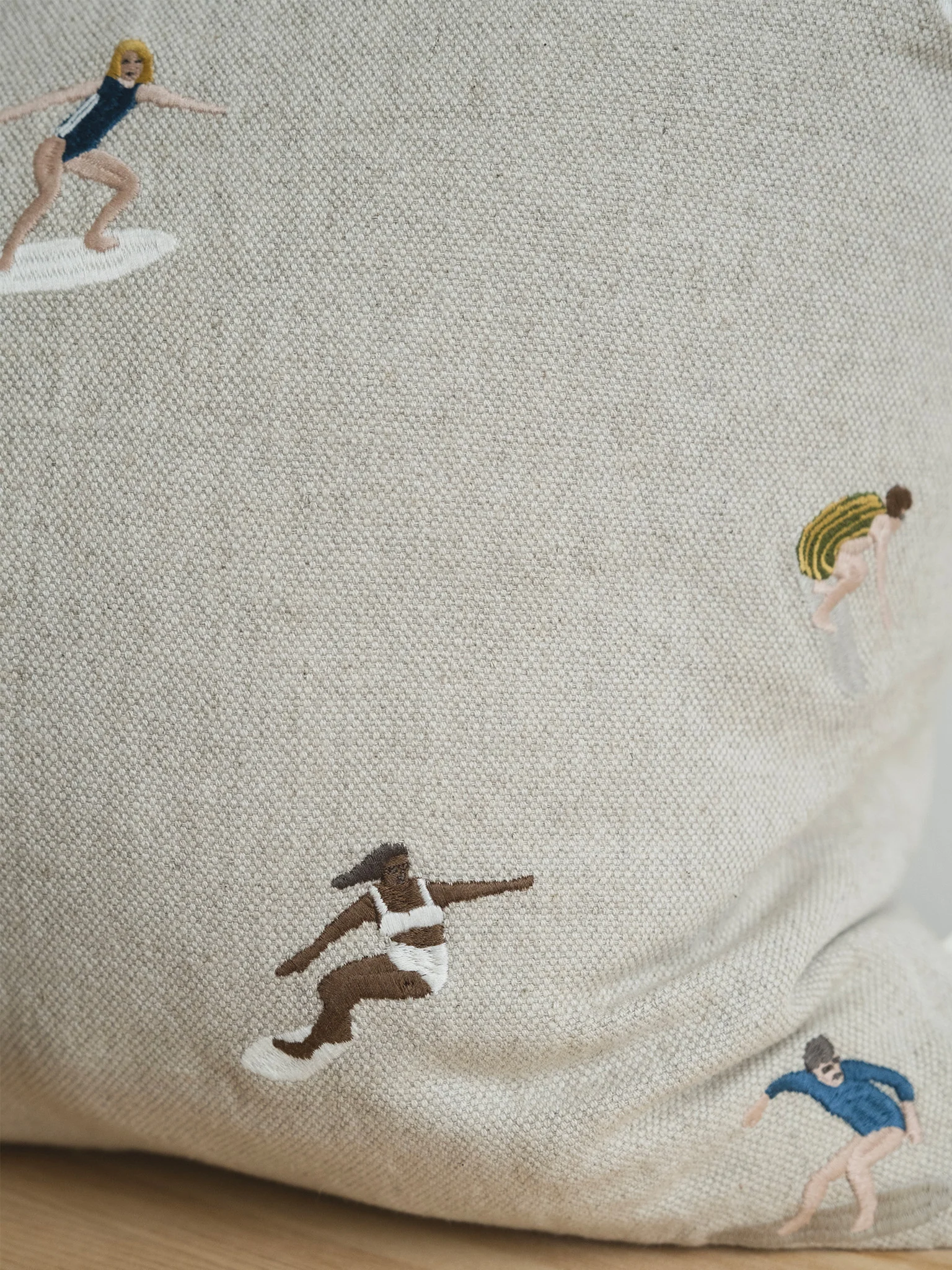 Surfers Cushion Cover - Image 3