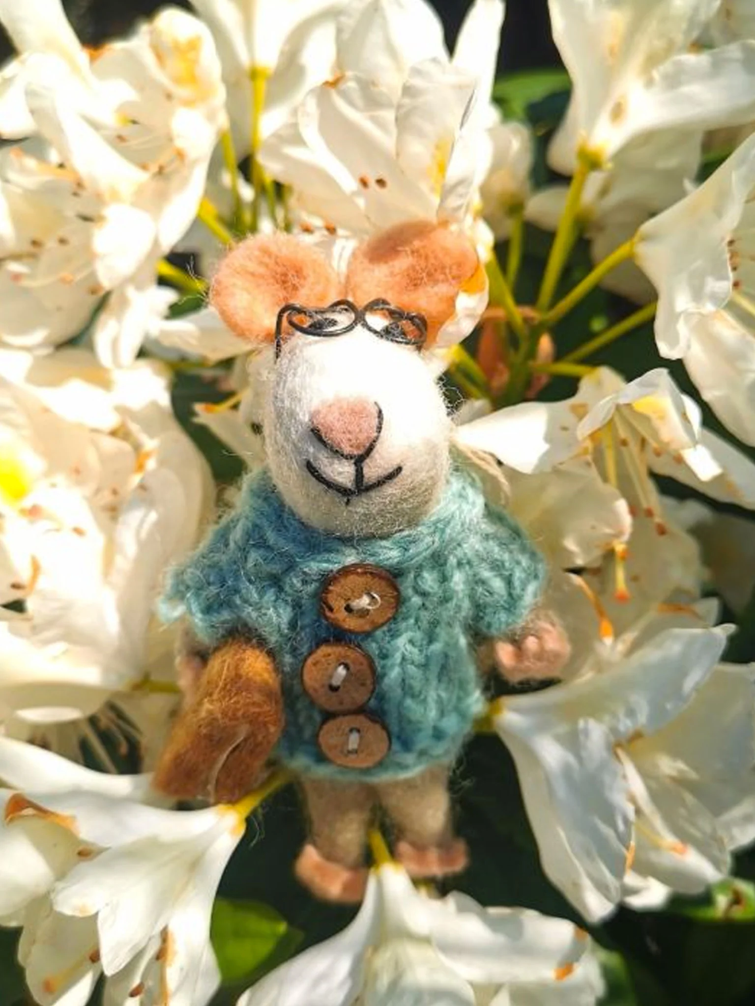 Susie the Mouse Ornament - Image 2
