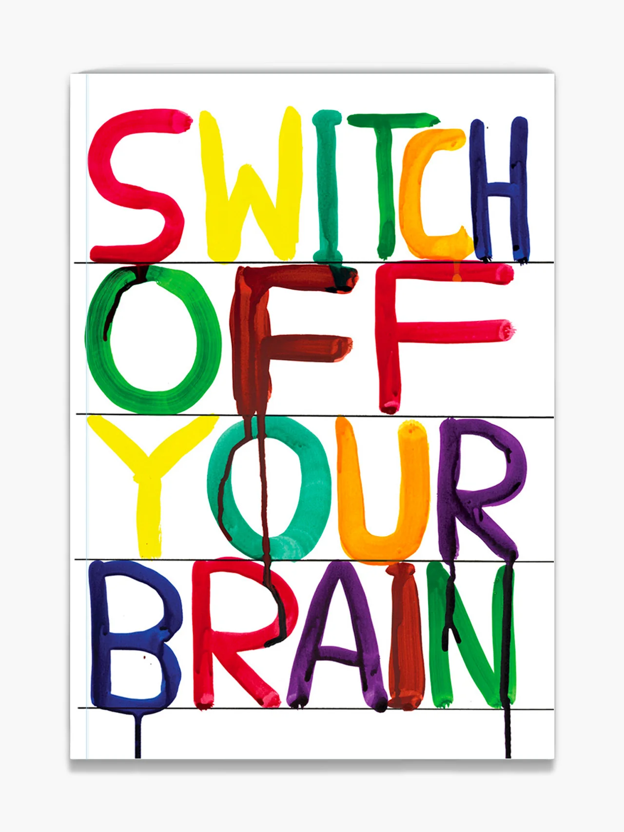 Switch Off Your Brain - A5 Notebook x David Shrigley