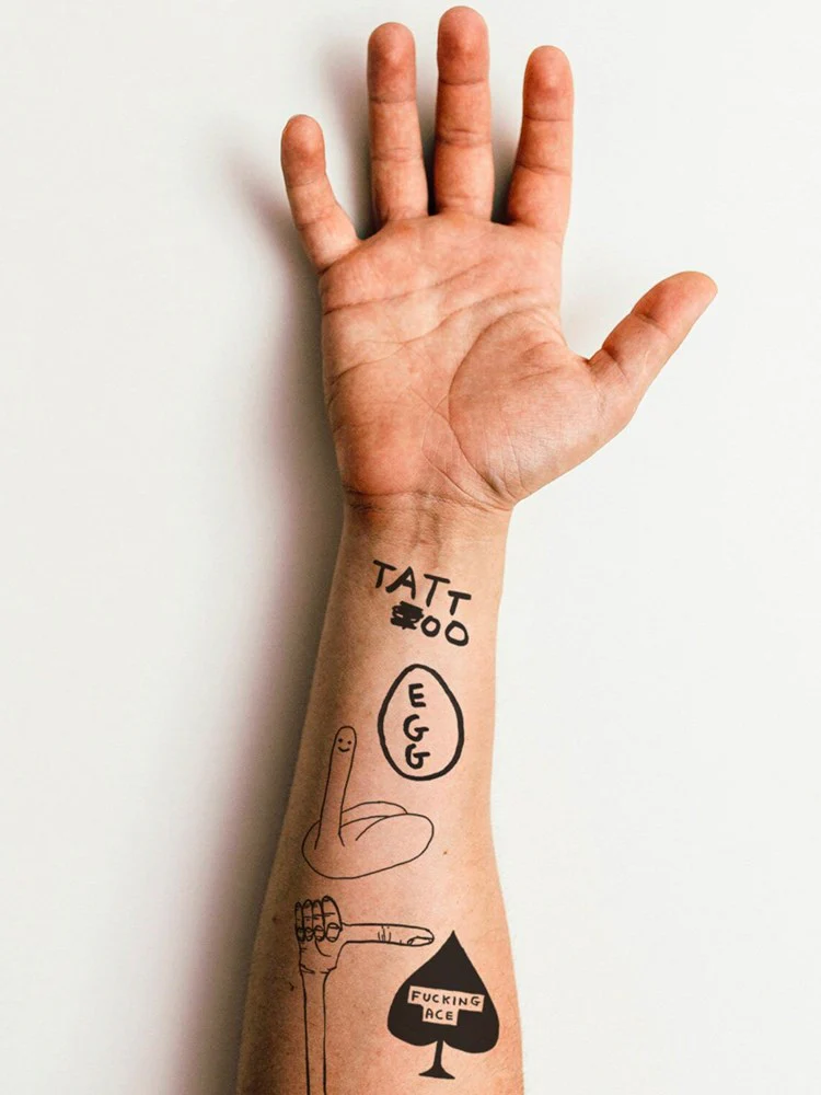 Temporary Tattoos x David Shrigley Stickers - Image 2