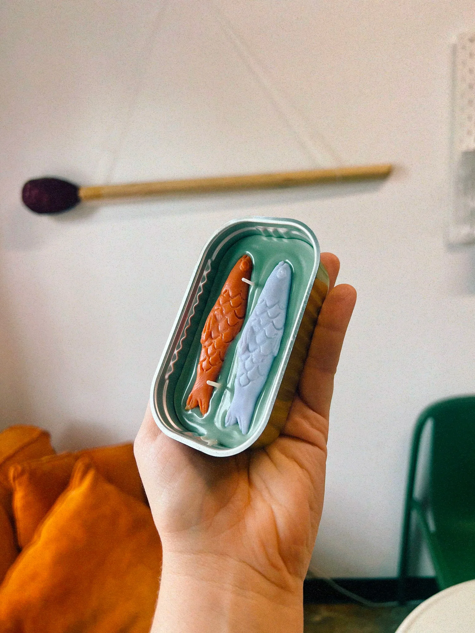 Tinned Fish Candle - Olive Oil & Sea Salt - Image 2