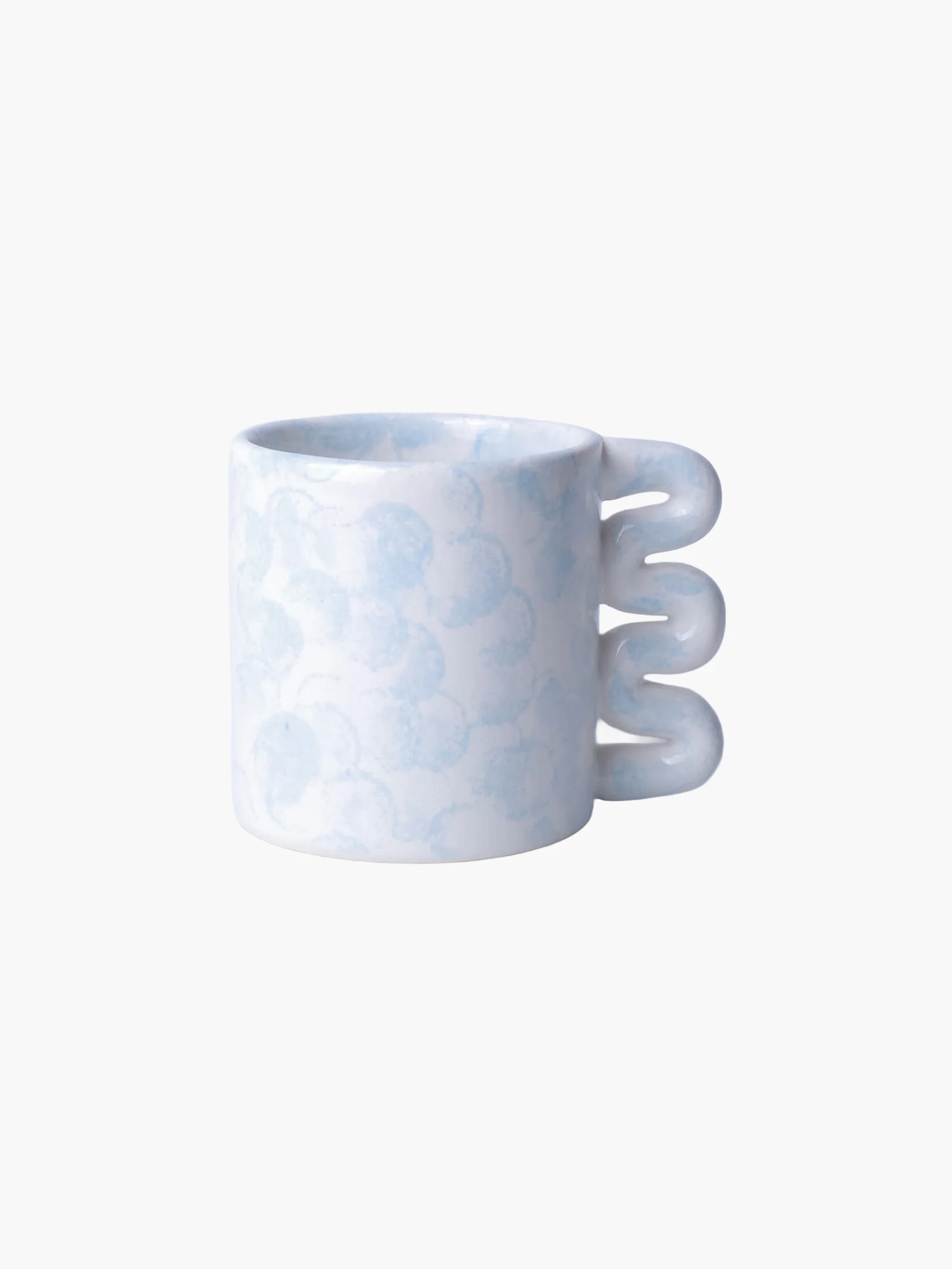 Triple Wavy Mug (220ml) - Cloud