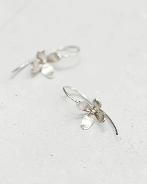 Tropical Island Earrings - Silver