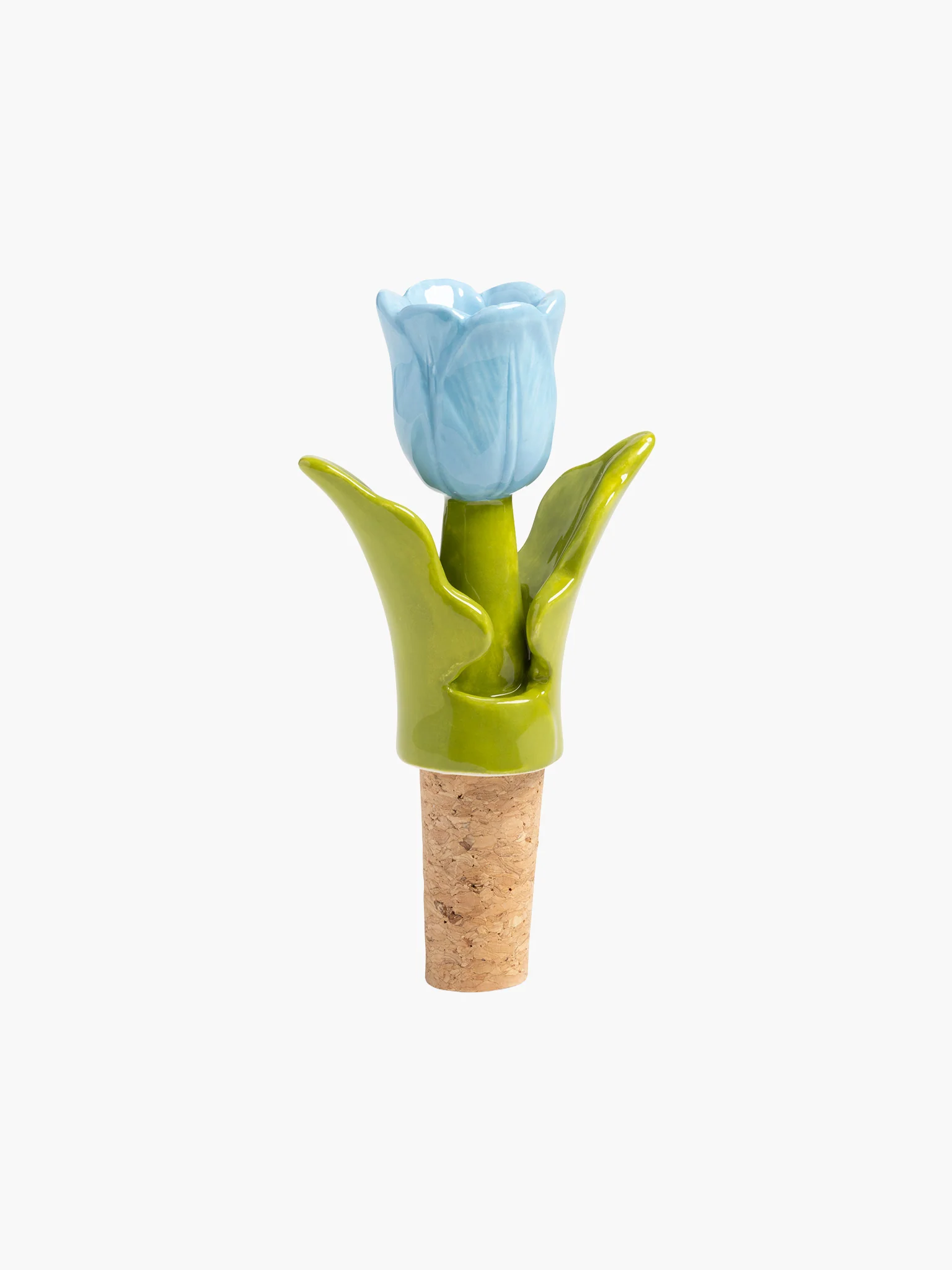 Tulip Bottle Stopper - Blue