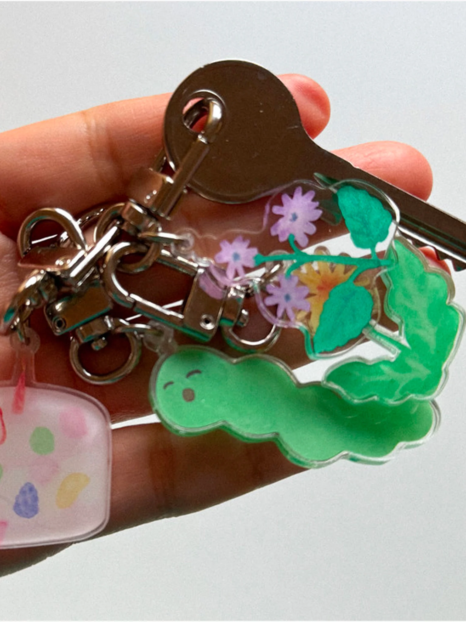 Violet Drawing Keychain by little room - Image 2