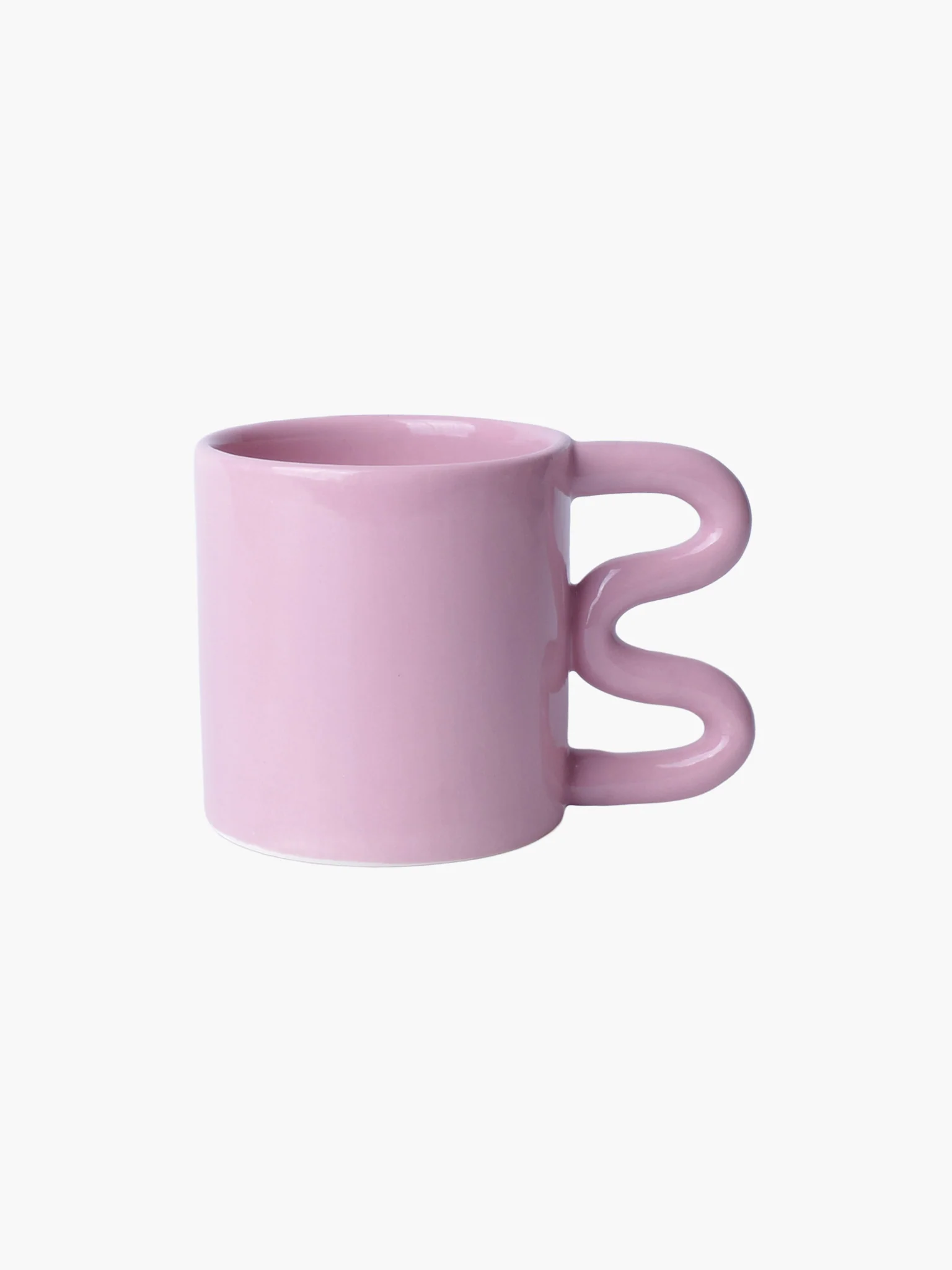 Wavy Mug (220ml) - Bright Pink
