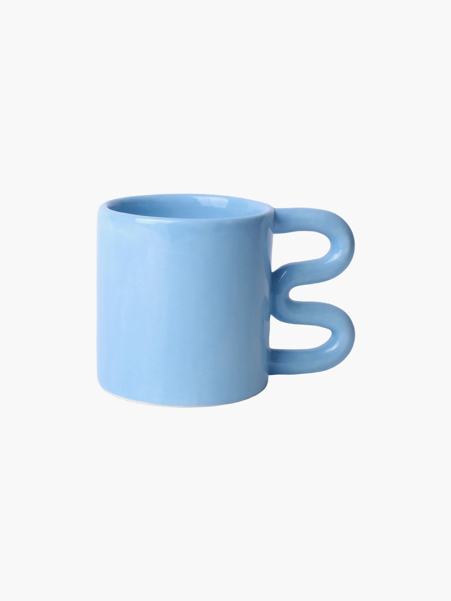 Wavy Mug (220ml) - Sky Blue