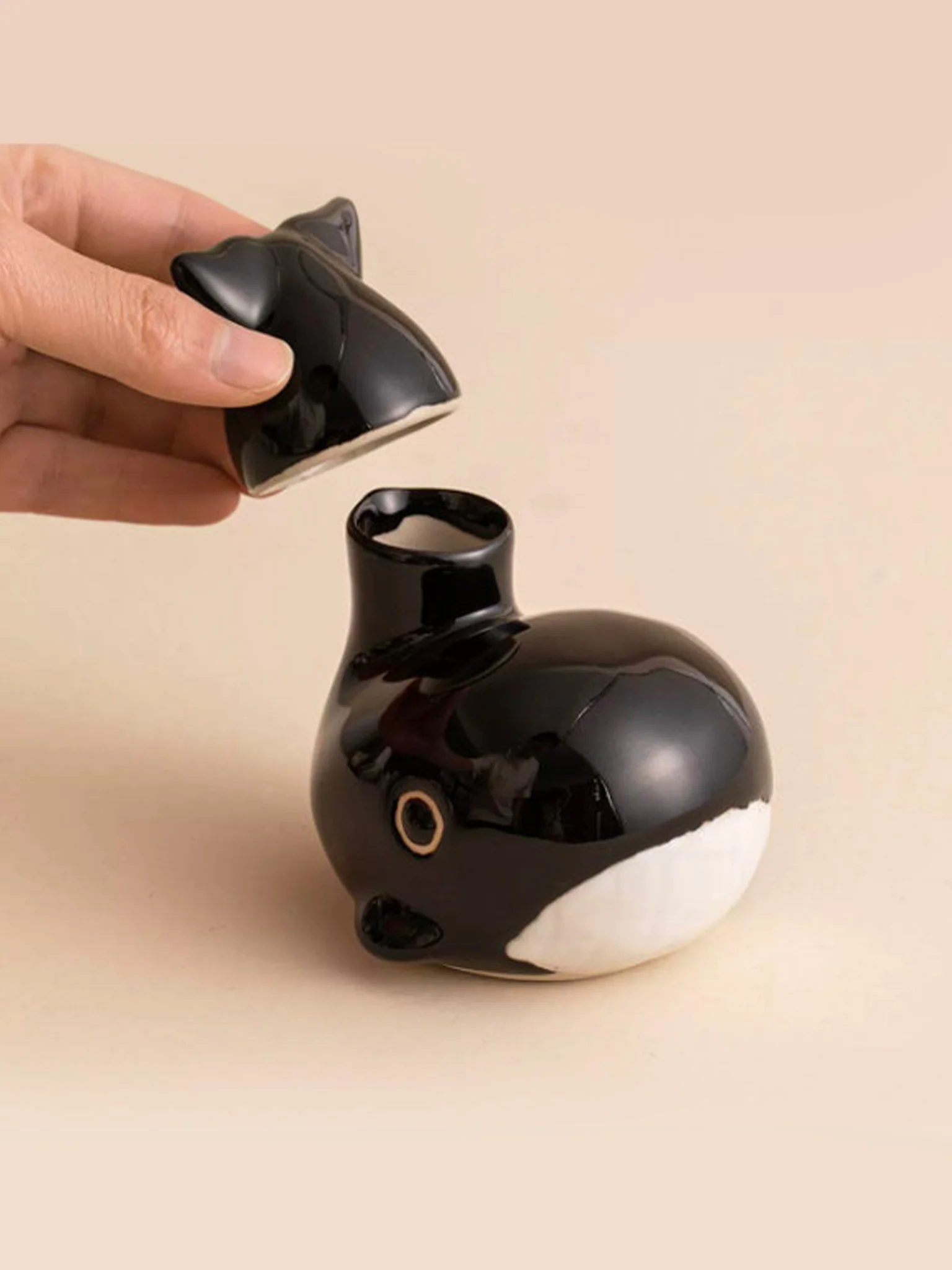 Whale Sake Bottle & Cup Set - Image 3