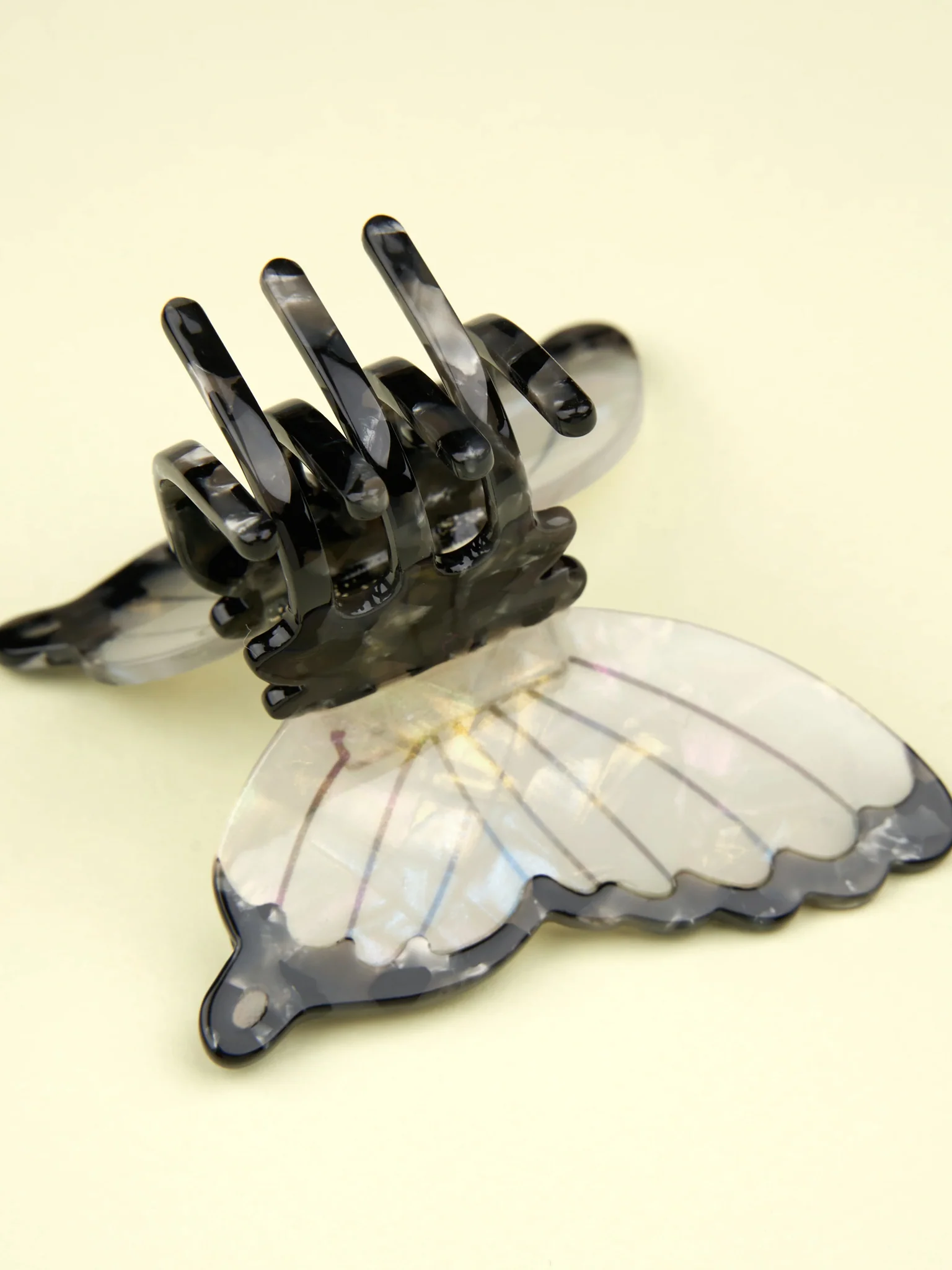 White Butterfly Hair Claw - Image 4