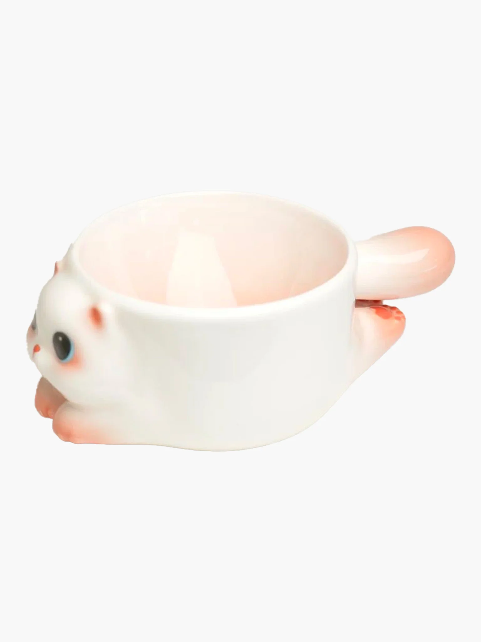 Hungry Kitty Bowl - White (210ml)