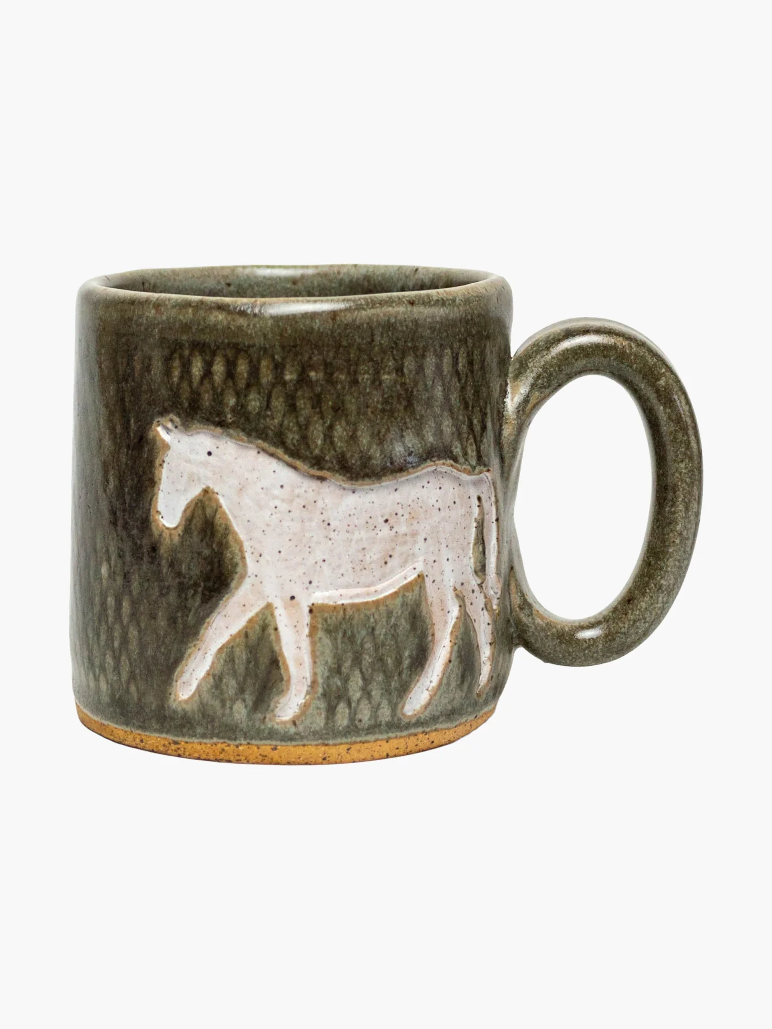 White Horse Design Mug (295ml)